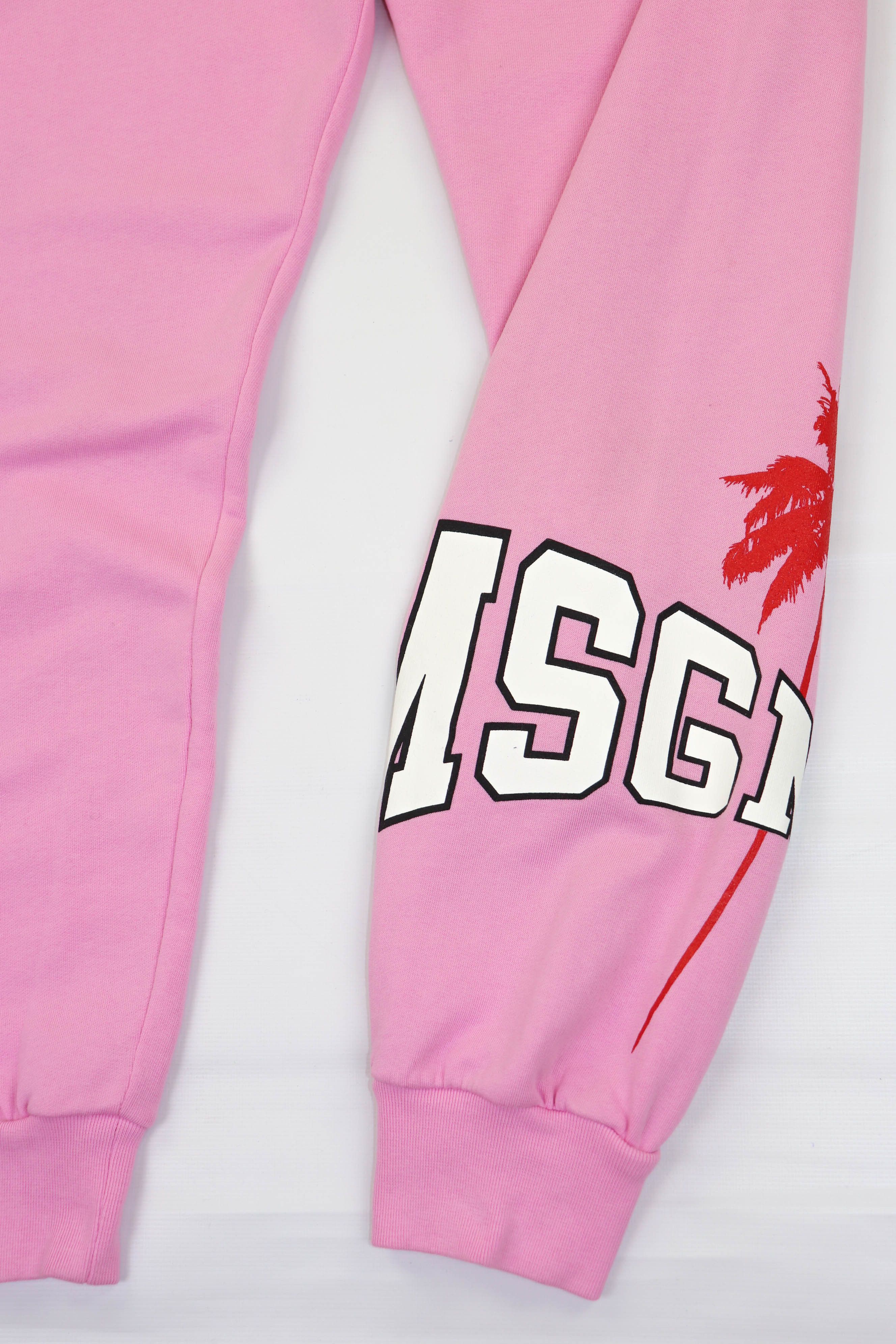 MSGM MSGM Milano Made in Italy Pink Printed Graphics Sweat Pants Size 32" / US 10 / IT 46 - 7 Thumbnail