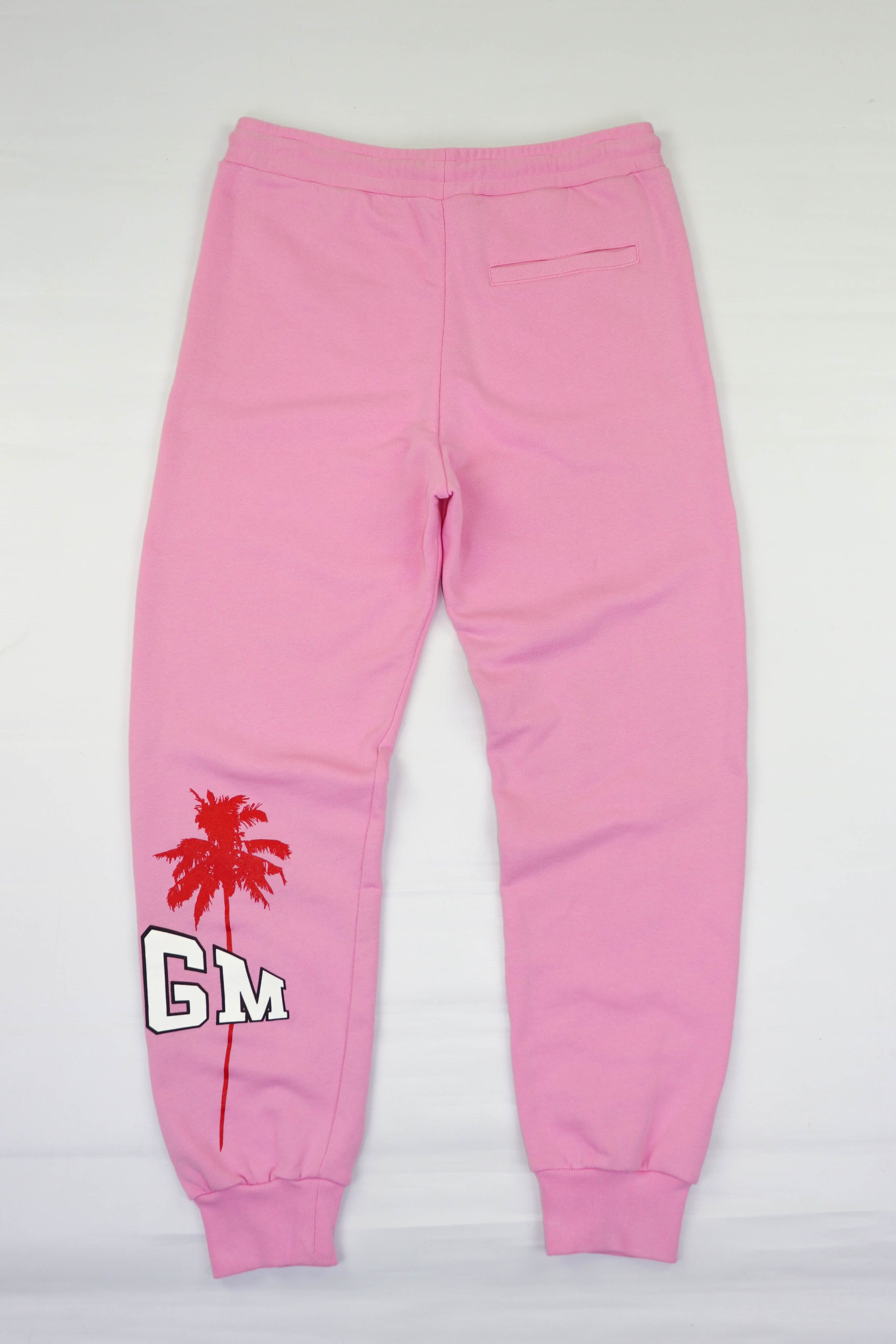 MSGM MSGM Milano Made in Italy Pink Printed Graphics Sweat Pants Size 32" / US 10 / IT 46 - 2 Thumbnail