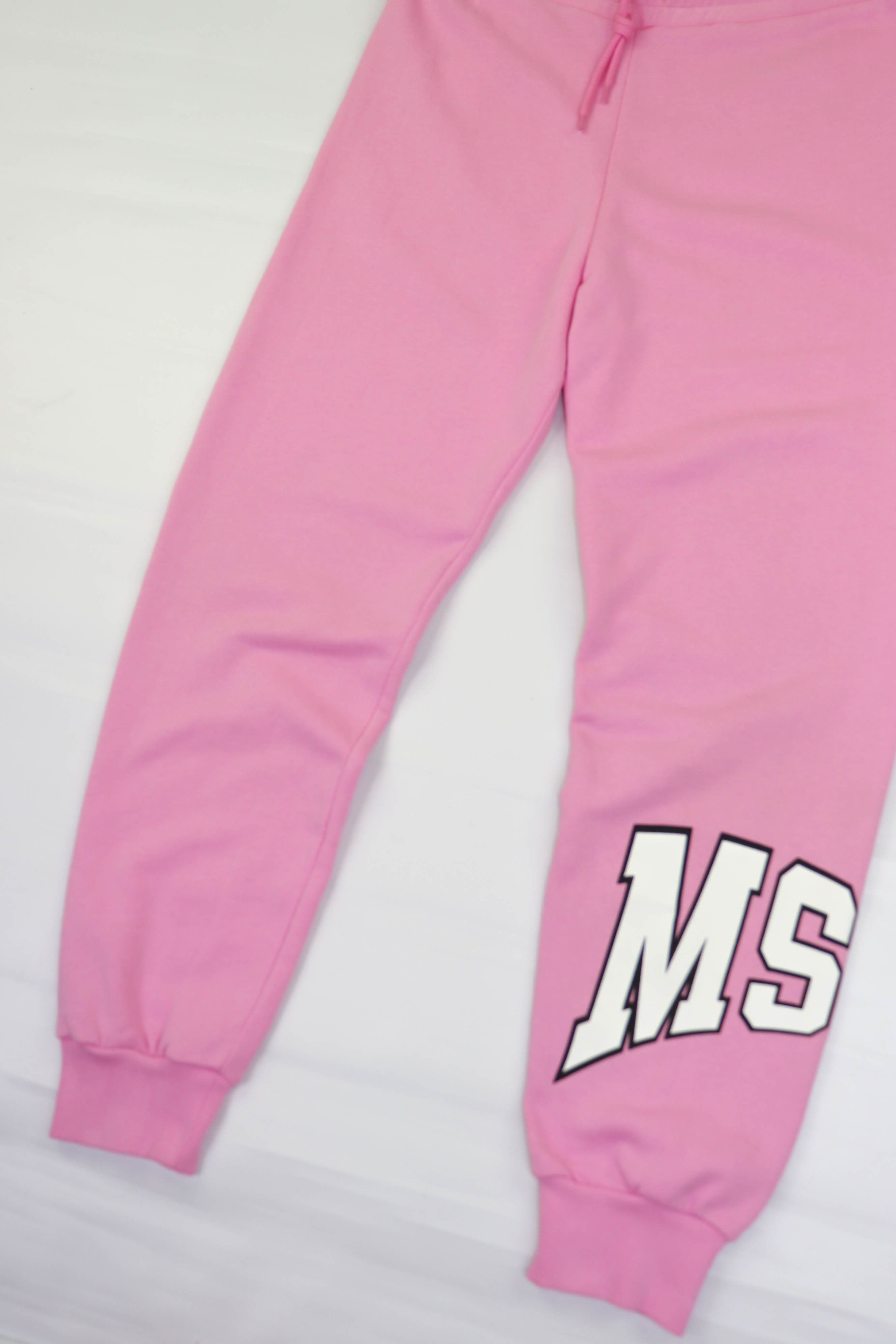 MSGM MSGM Milano Made in Italy Pink Printed Graphics Sweat Pants Size 32" / US 10 / IT 46 - 4 Thumbnail