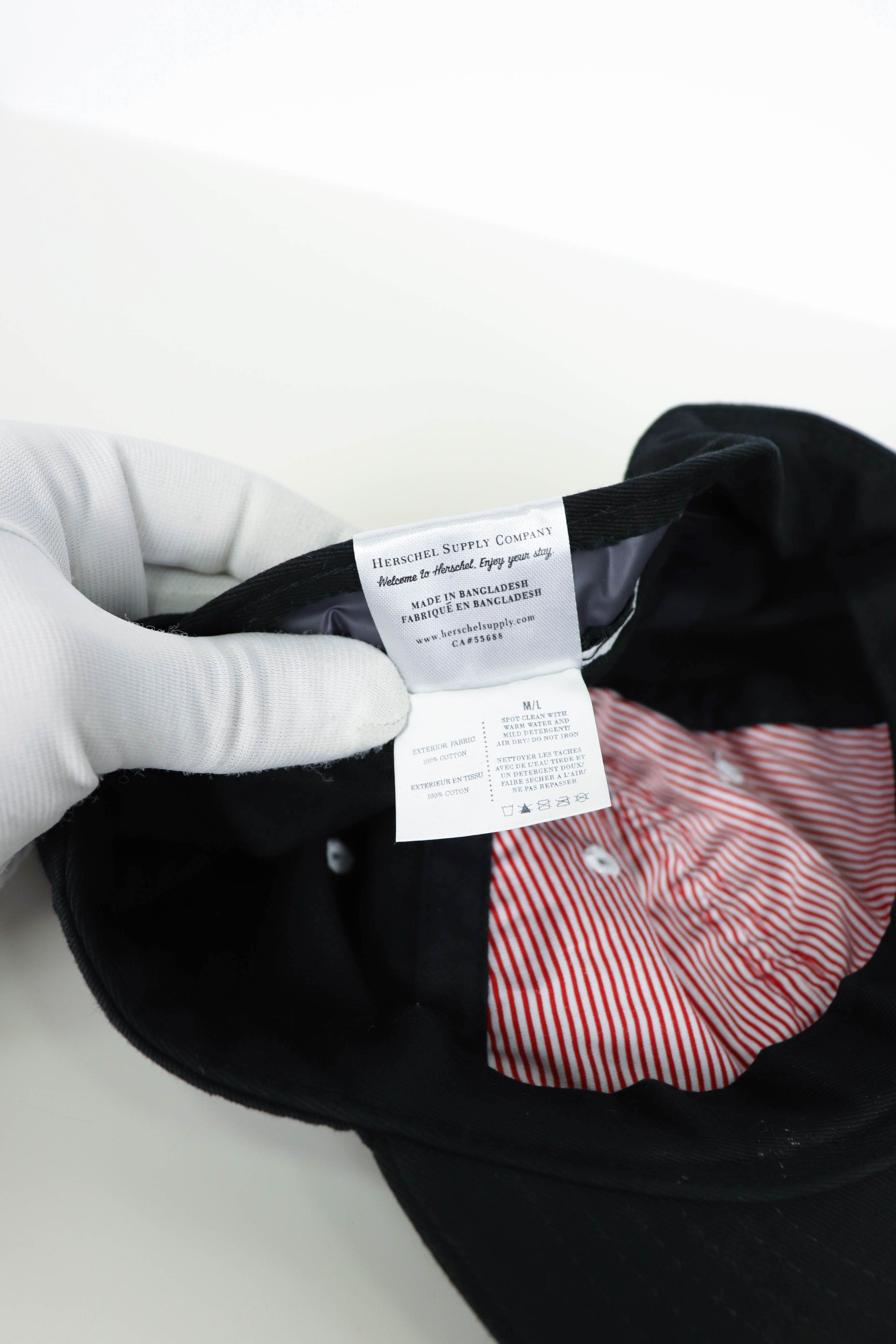 Herschel Supply Co. Herschel Supply Big Logo Black Snapback Cap Hat Size M/L Size ONE SIZE - 11 Thumbnail