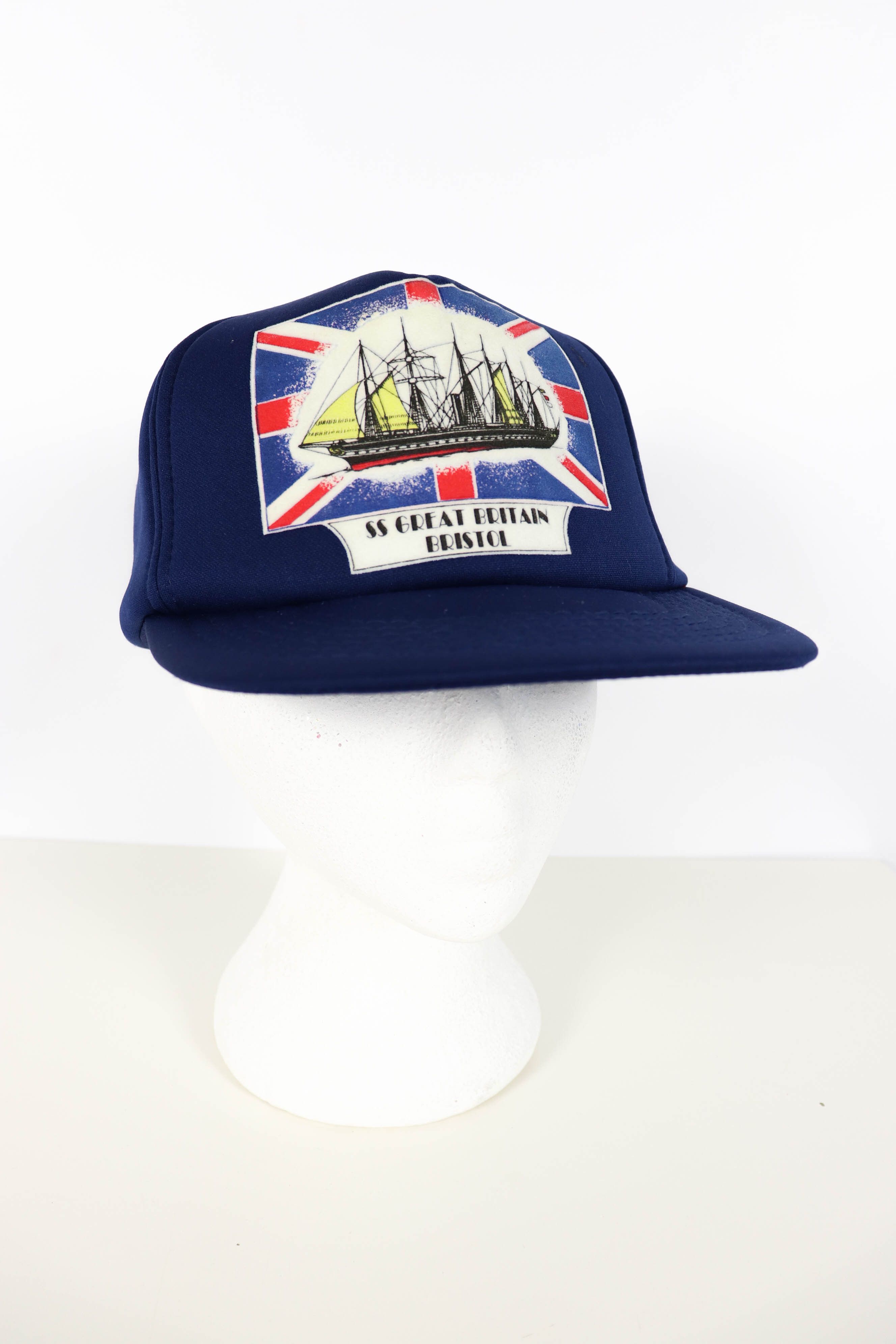Vintage Great Britain Bristol Vintage 90s Blue Snapback Cap Size ONE SIZE - 1 Thumbnail