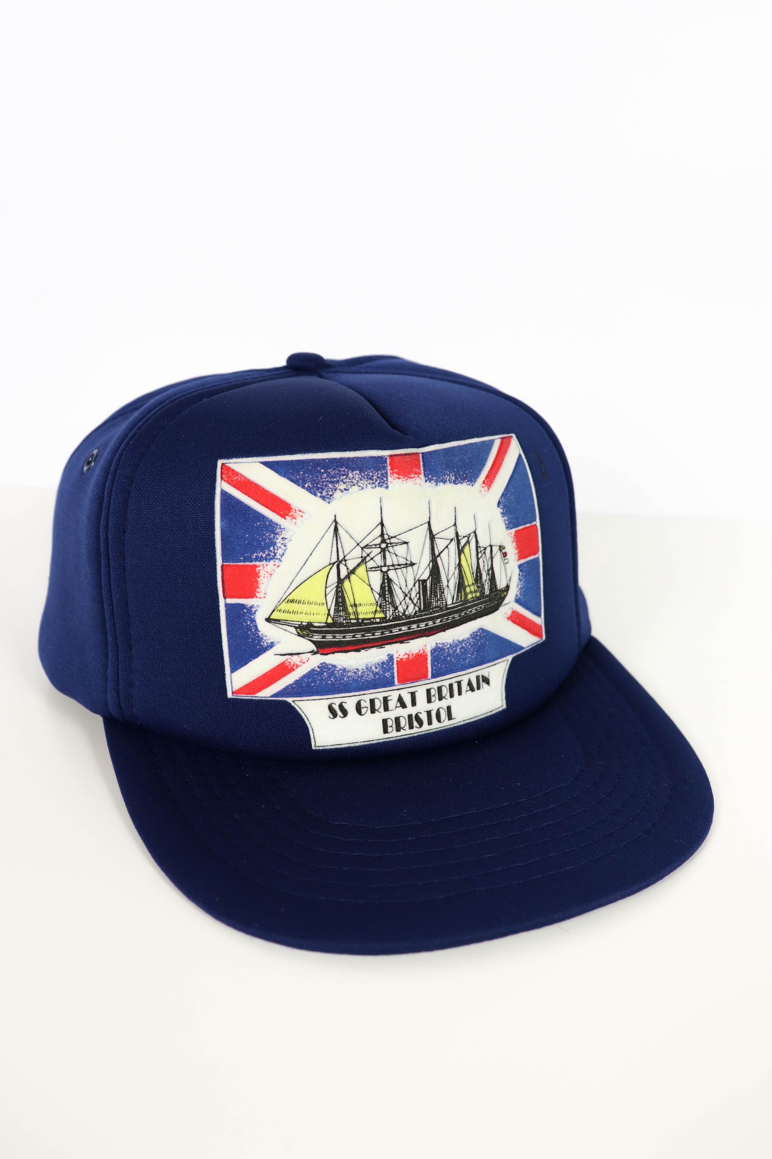 Vintage Great Britain Bristol Vintage 90s Blue Snapback Cap Size ONE SIZE - 5 Thumbnail