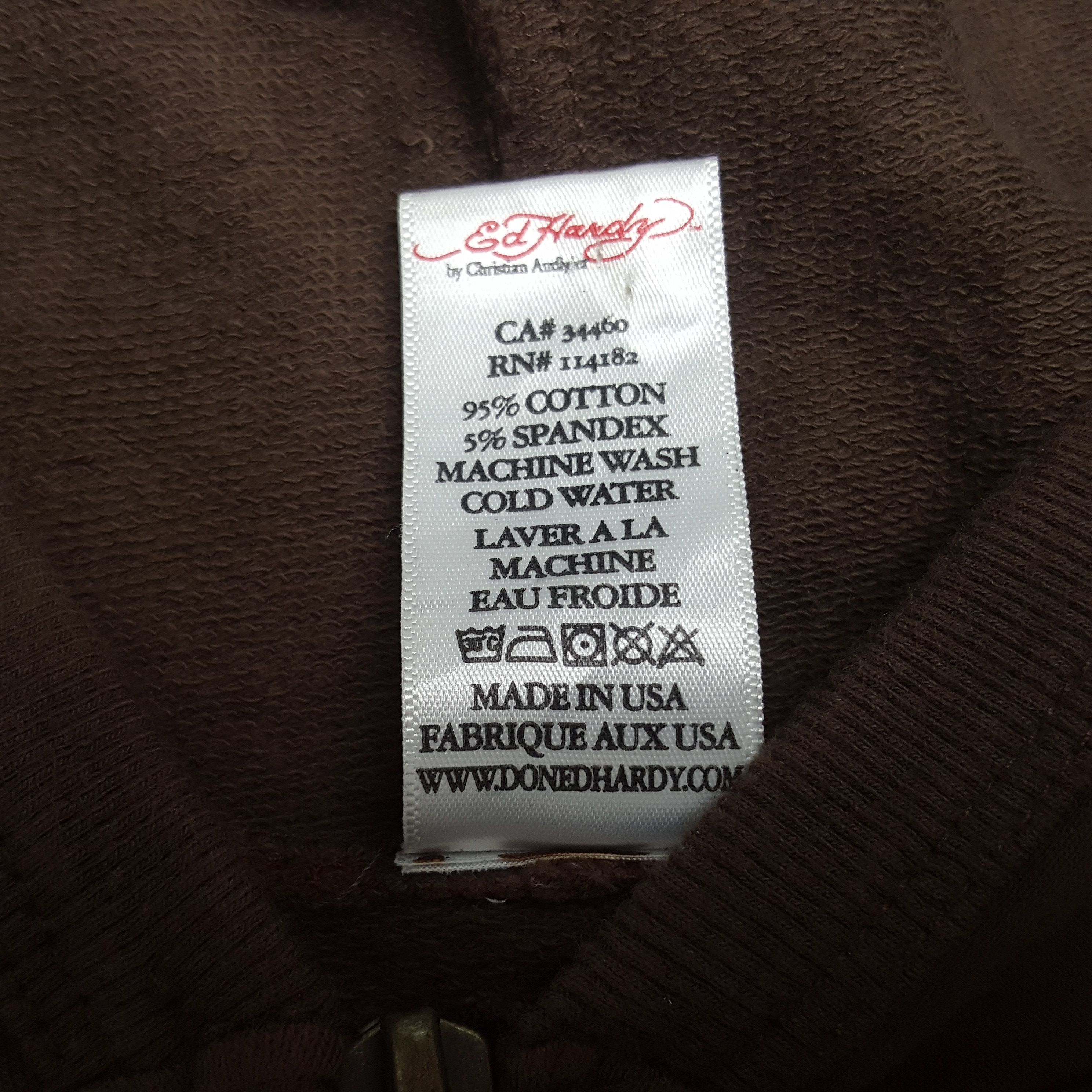Ed Hardy × Vintage Vintage Ed Hardy Eternal Love Hoodies Size XS / US 0-2 / IT 36-38 - 9 Thumbnail