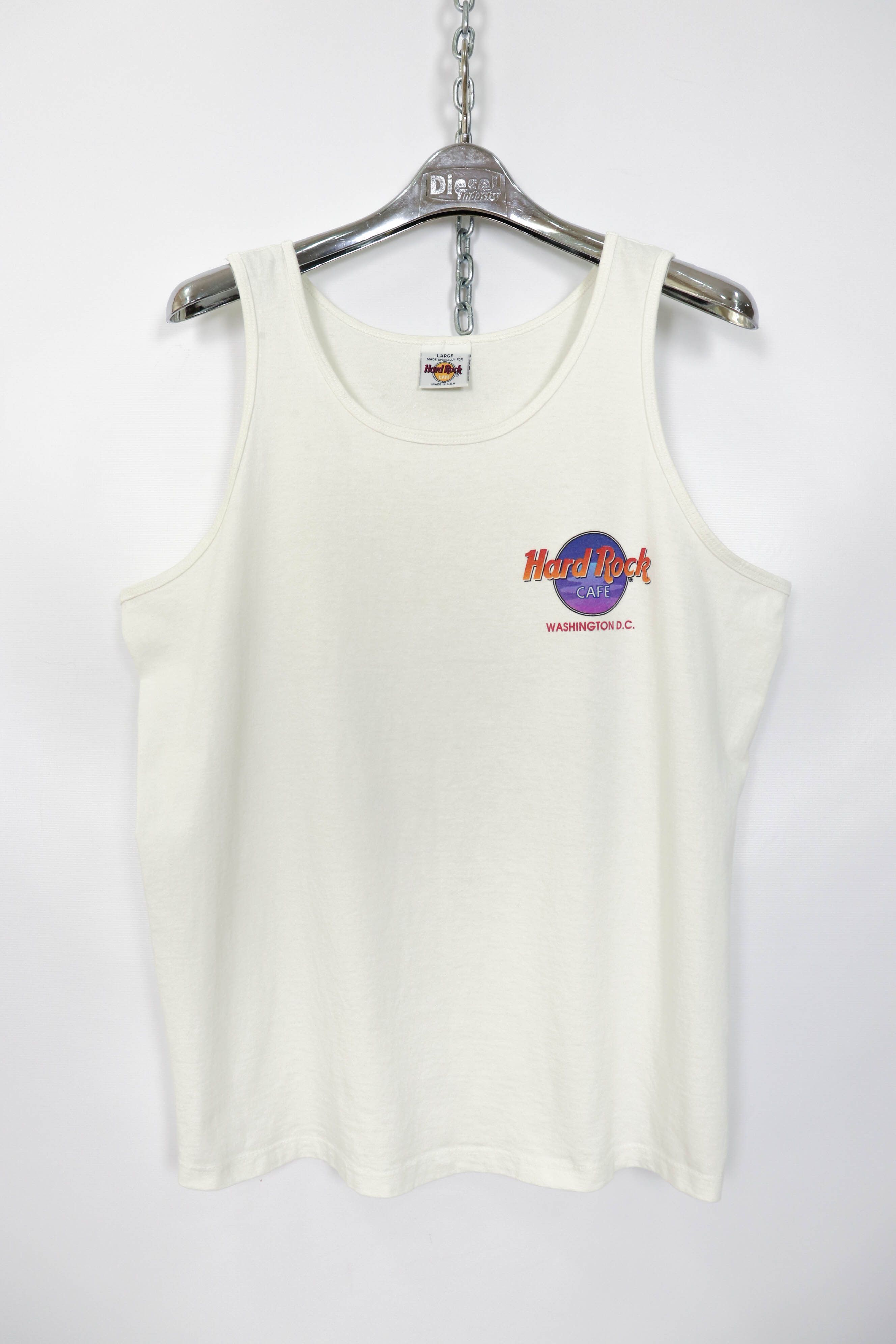 Hard Rock Cafe Hard Rock Cafe Washington Vintage 90s Graphics Tank Top Tee Size US L / EU 52-54 / 3 - 2 Thumbnail