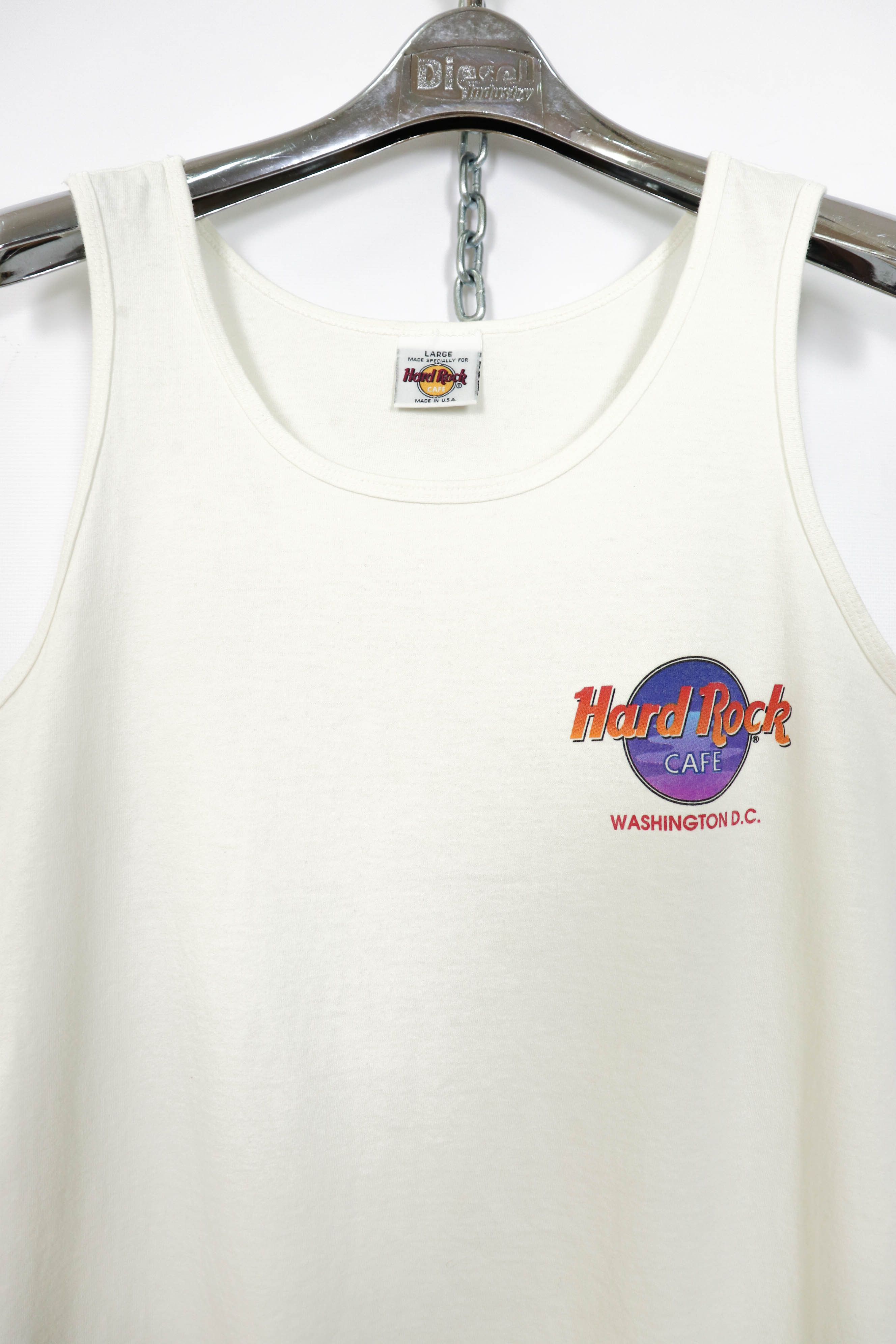 Hard Rock Cafe Hard Rock Cafe Washington Vintage 90s Graphics Tank Top Tee Size US L / EU 52-54 / 3 - 3 Thumbnail