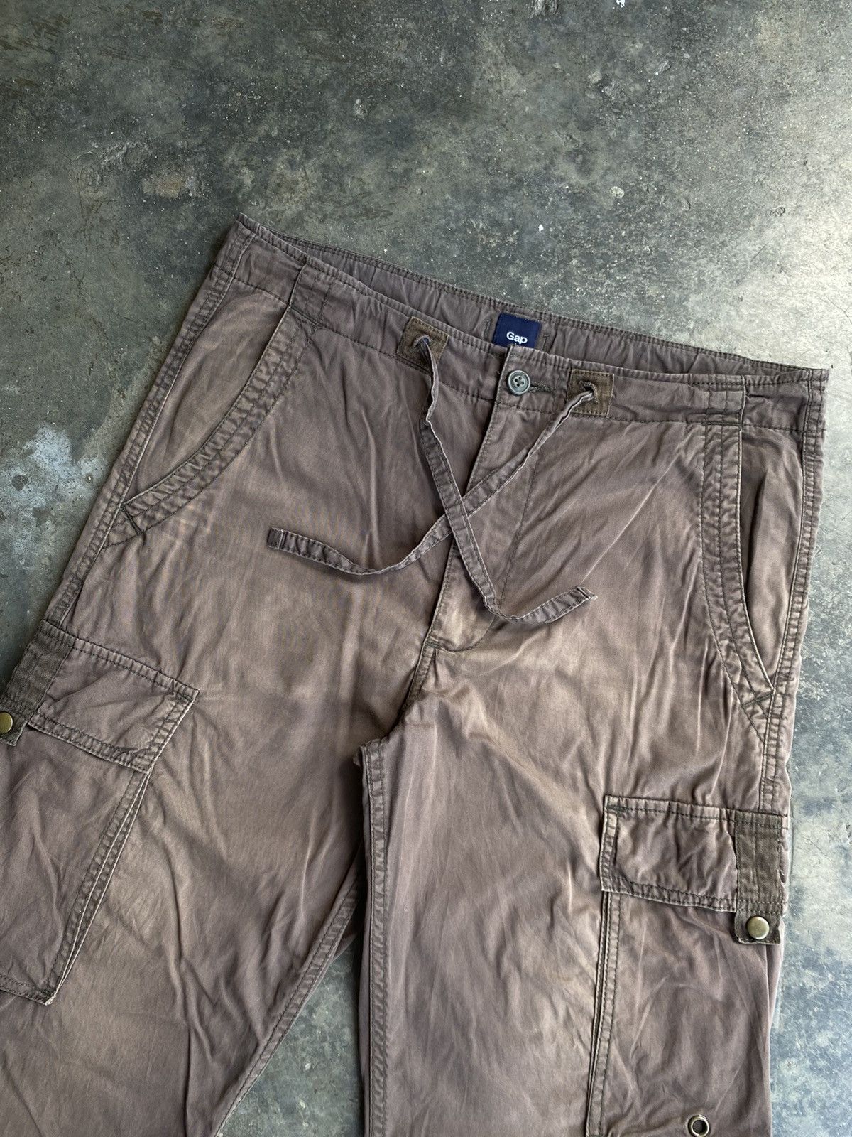 Gap × If Six Was Nine GAP Faded Distressed Cargo Pants Size US 33 - 3 Thumbnail