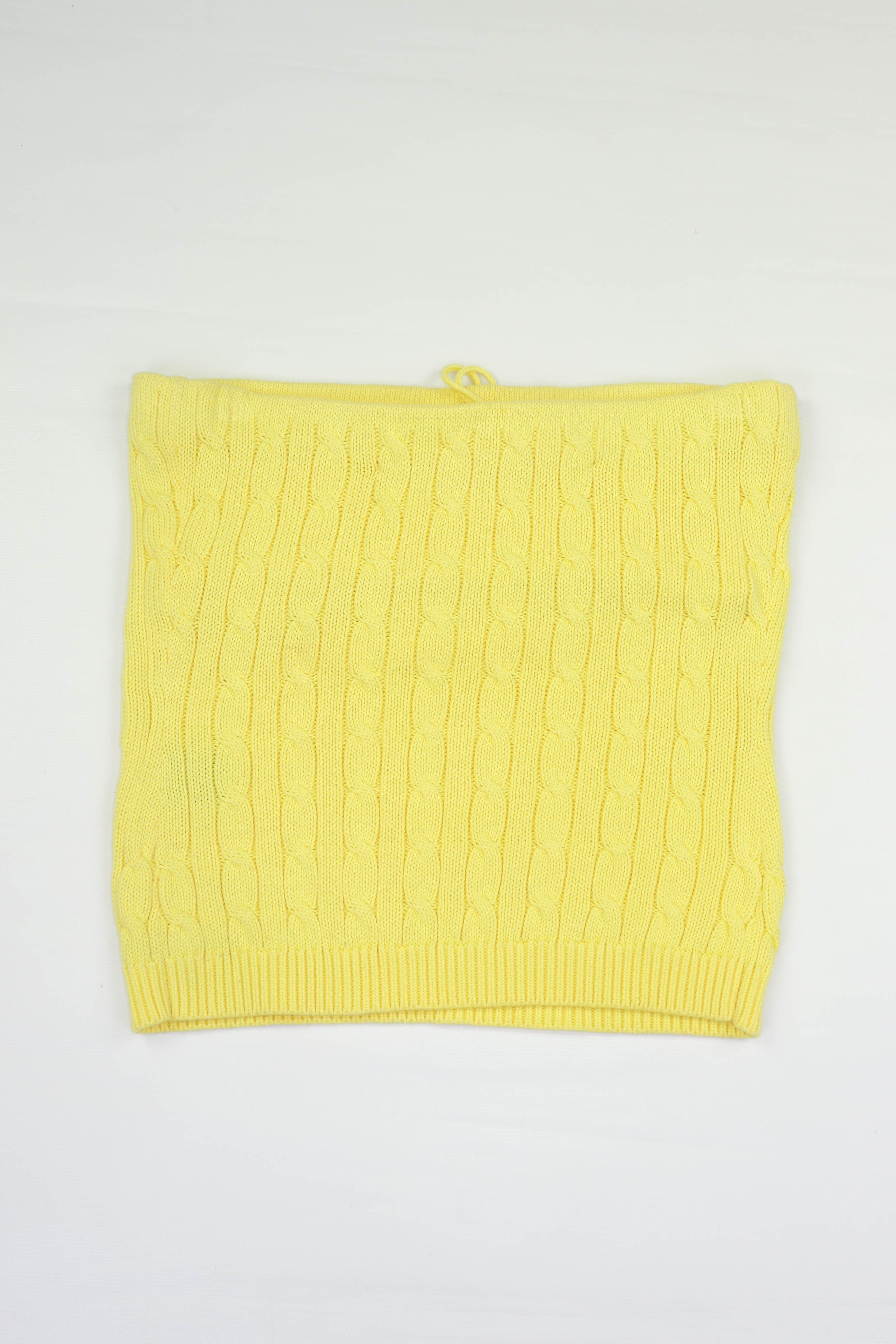 Polo Ralph Lauren Ralph Lauren Hong Kong Made Knitted Cotton Yellow Mini Skirt Size 32" / US 10 / IT 46 - 5 Thumbnail