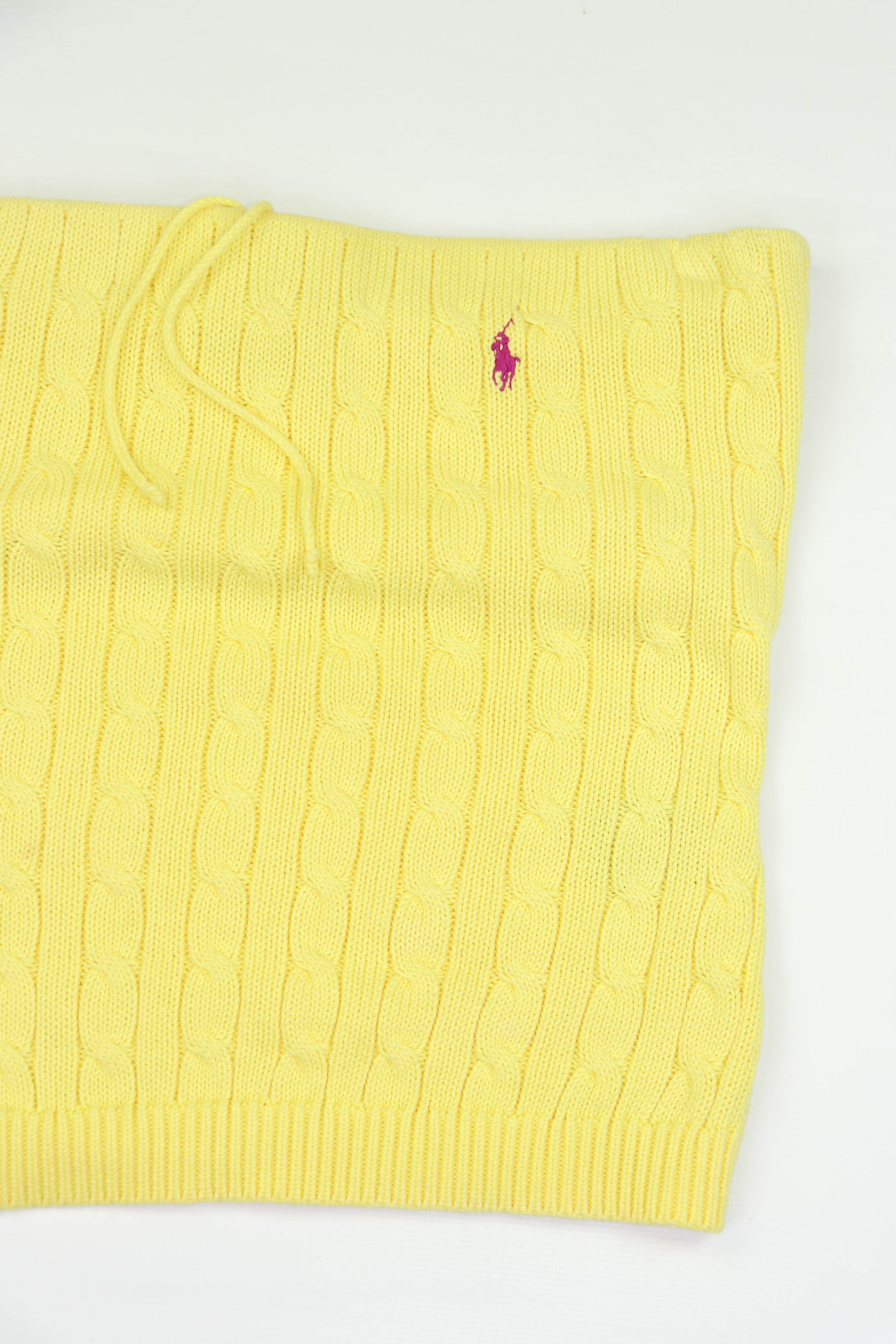 Polo Ralph Lauren Ralph Lauren Hong Kong Made Knitted Cotton Yellow Mini Skirt Size 32" / US 10 / IT 46 - 7 Thumbnail