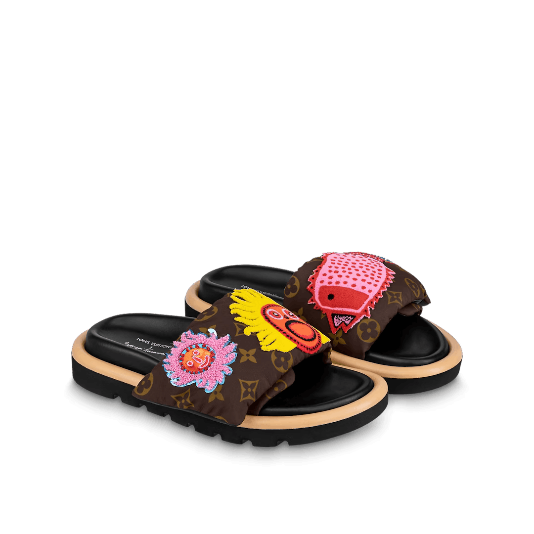 Louis Vuitton LV x YK Pool Pillow Flat Comfort Mules | Grailed