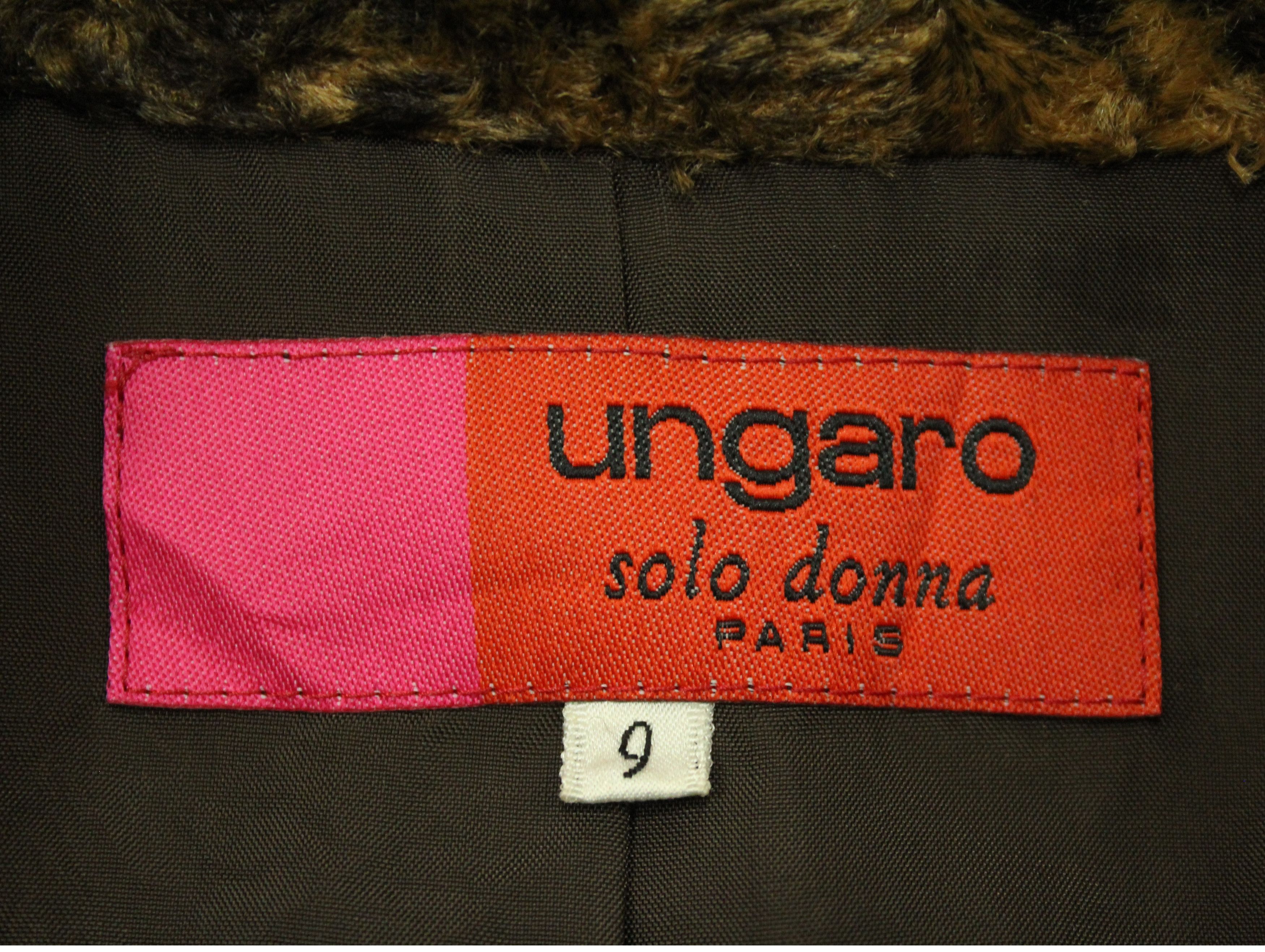 Ungaro Paris UNGARO Paris Jacket Blazer Double Breast Pile Python Motif Size M / US 6-8 / IT 42-44 - 13 Thumbnail
