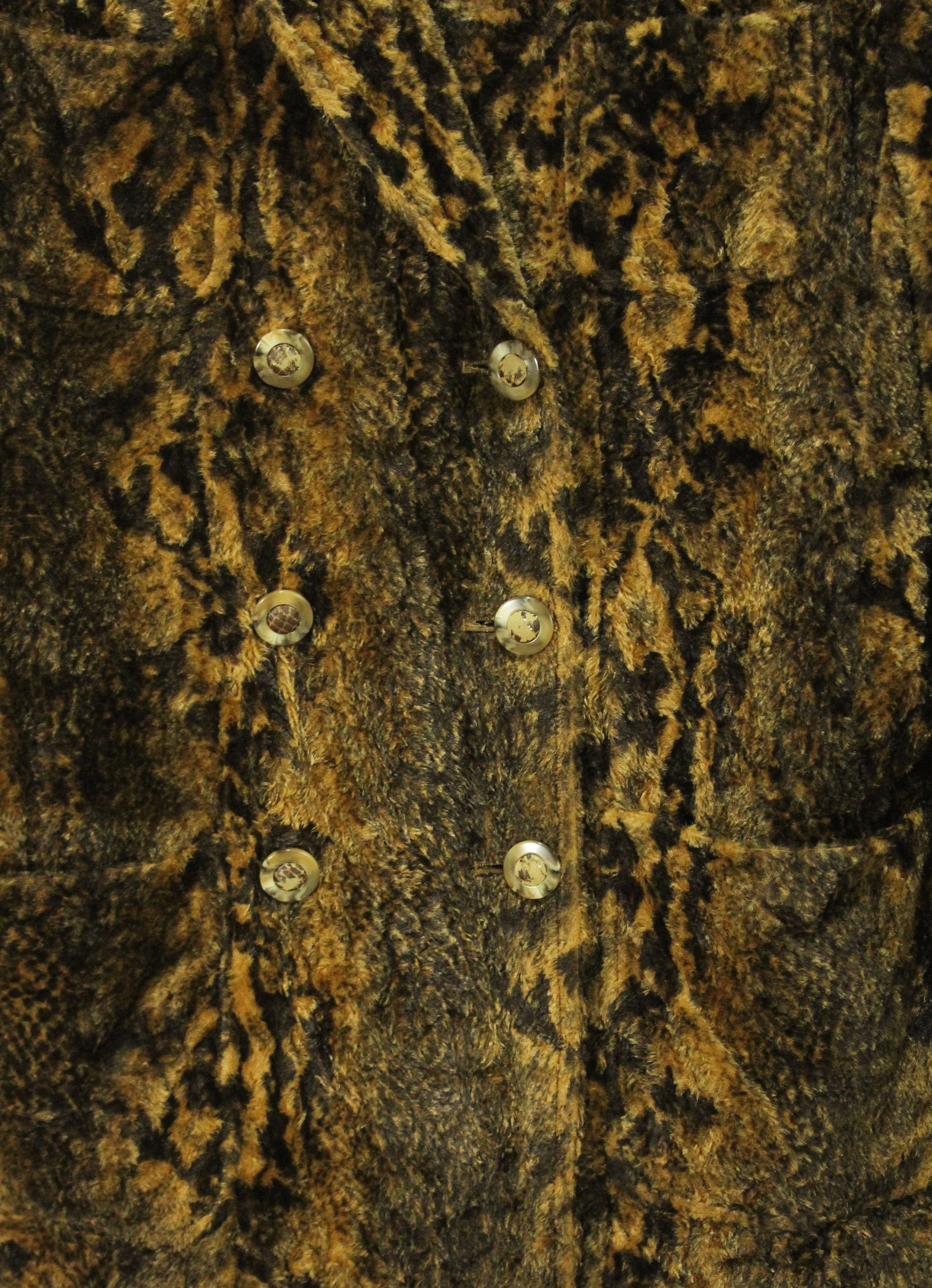 Ungaro Paris UNGARO Paris Jacket Blazer Double Breast Pile Python Motif Size M / US 6-8 / IT 42-44 - 5 Thumbnail