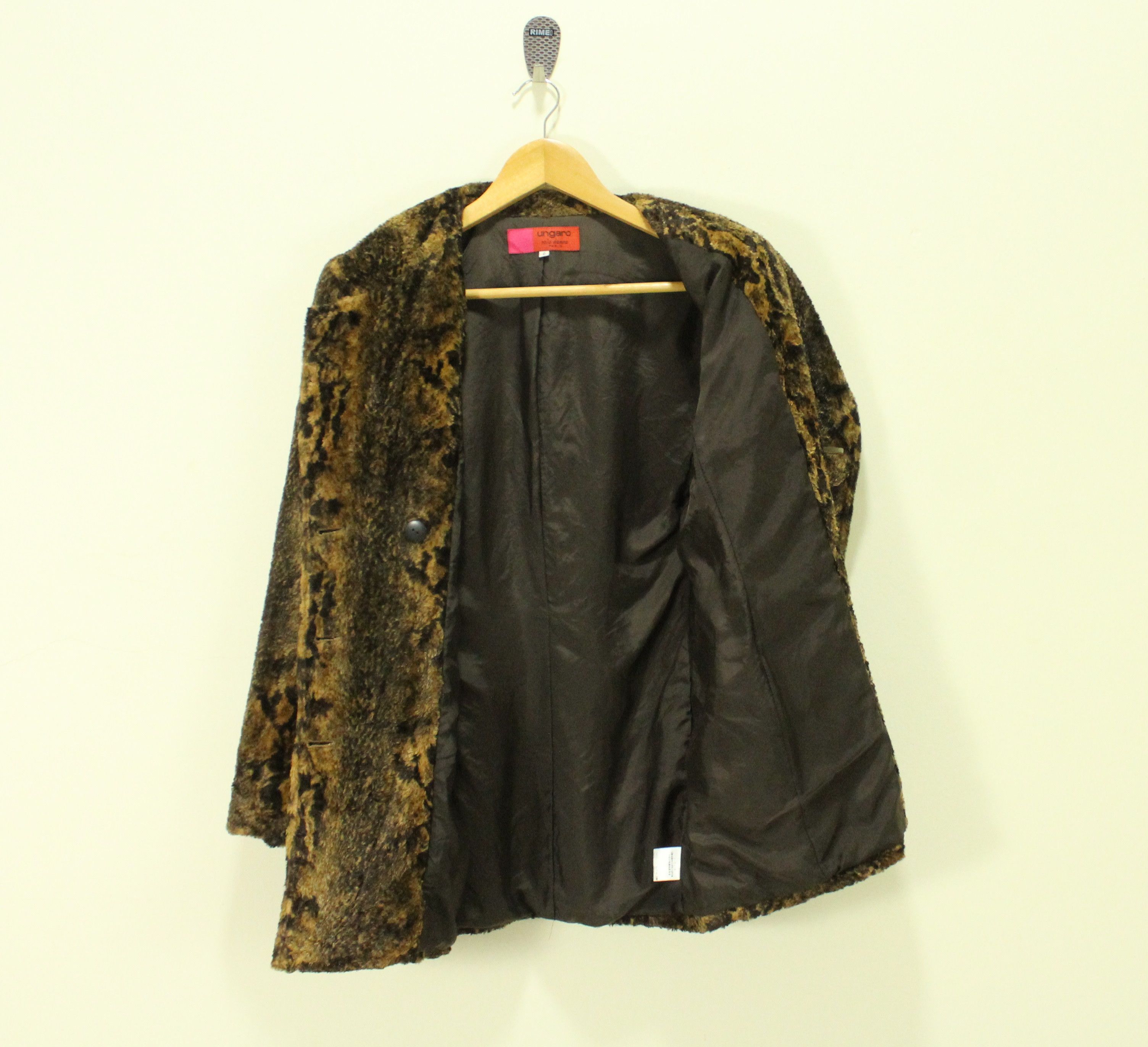 Ungaro Paris UNGARO Paris Jacket Blazer Double Breast Pile Python Motif Size M / US 6-8 / IT 42-44 - 7 Thumbnail