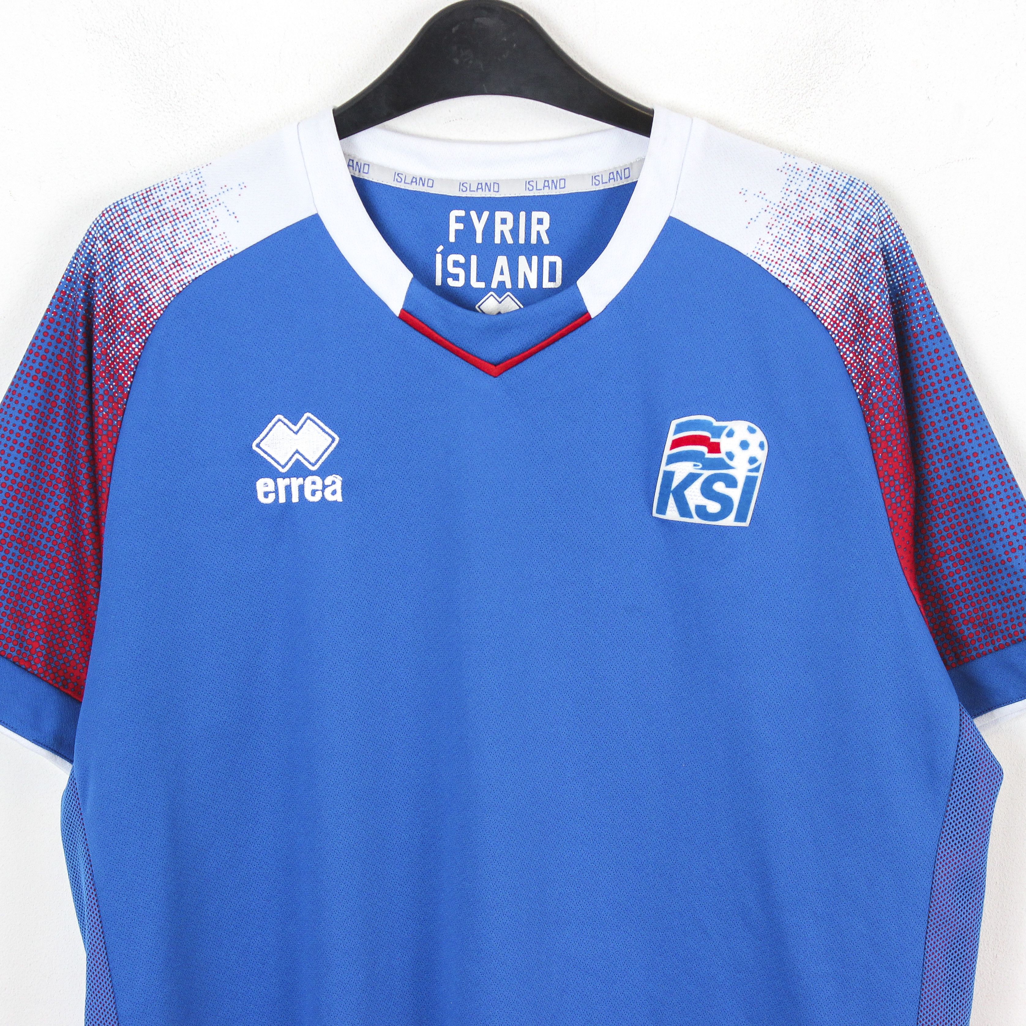 Errea Iceland Errea Mens L Football Jersey Shirt Top 2018 2020 KSI Size US L / EU 52-54 / 3 - 2 Thumbnail