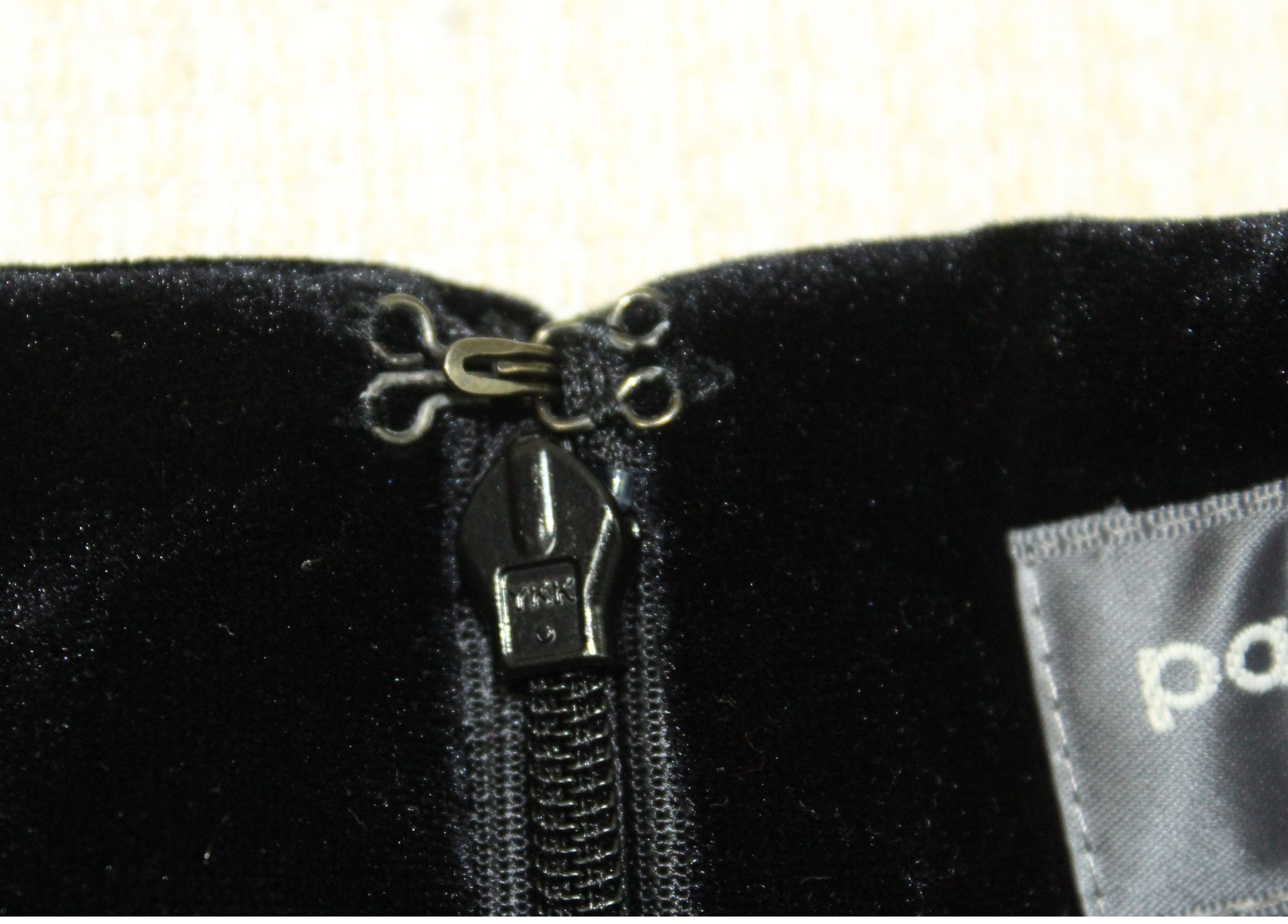 Alexander McQueen × Ann Demeulemeester × Paco Rabanne PACO RABANNE Dress Velvet Velour Size S / US 4 / IT 40 - 8 Thumbnail