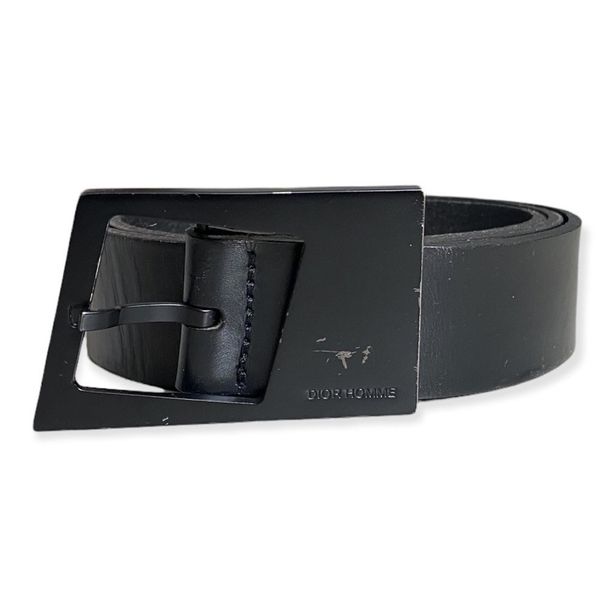 Dior Dior Homme Black Plate Belt KVA Kris Van Assche | Grailed