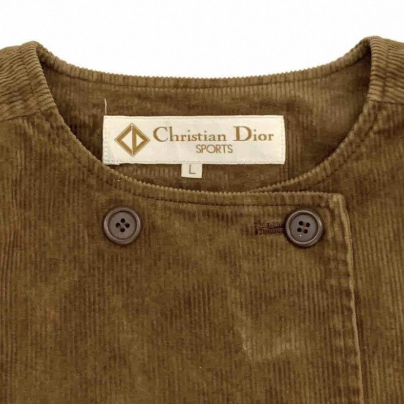 Christian Dior Monsieur Vintage Christian Dior Sports Velvet Caban Jacket Size L / US 10 / IT 46 - 3 Thumbnail