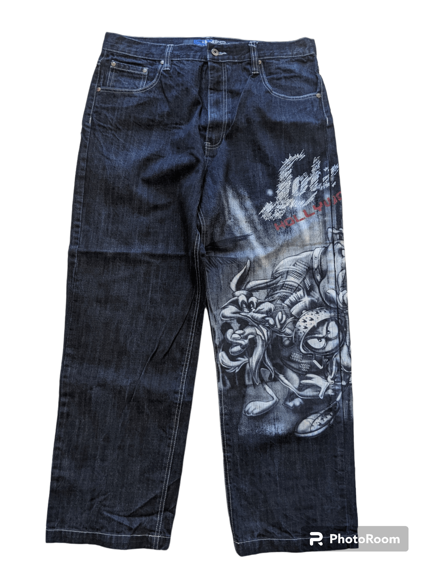 Japanese Brand LOT29 LOONEY TUNES GRAFFITI JEANS | Grailed