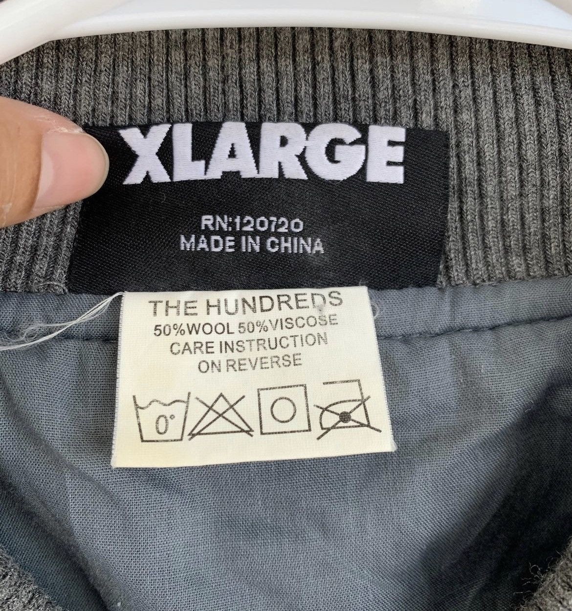 The Hundreds The Hundreds Wool Varsity Jacket Vtg Streetwear Bomber Size US XL / EU 56 / 4 - 4 Thumbnail
