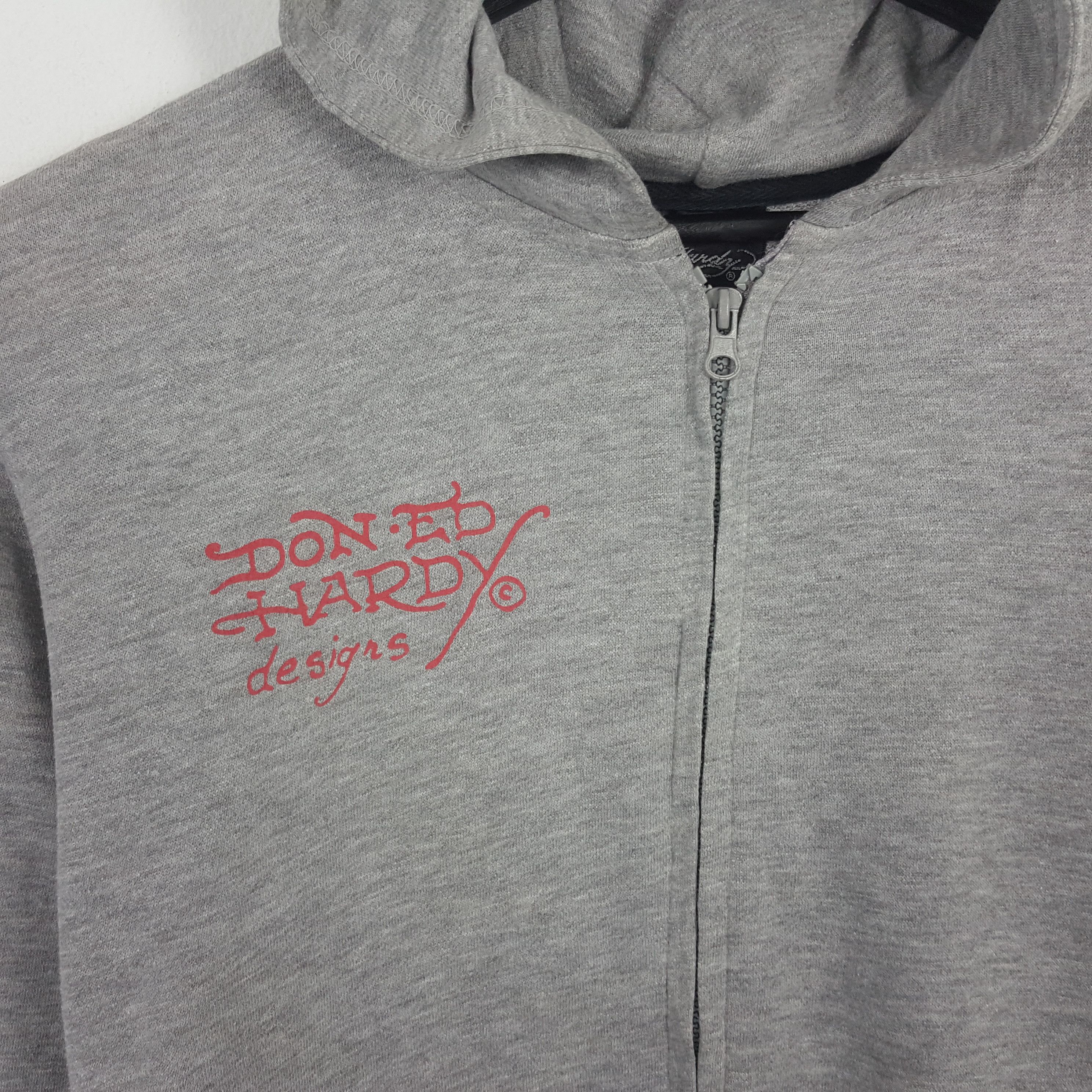 Christian Audigier × Ed Hardy × Vintage Vintage ED HARDY Christian Audiger Hoodies Jacket Size US M / EU 48-50 / 2 - 4 Thumbnail