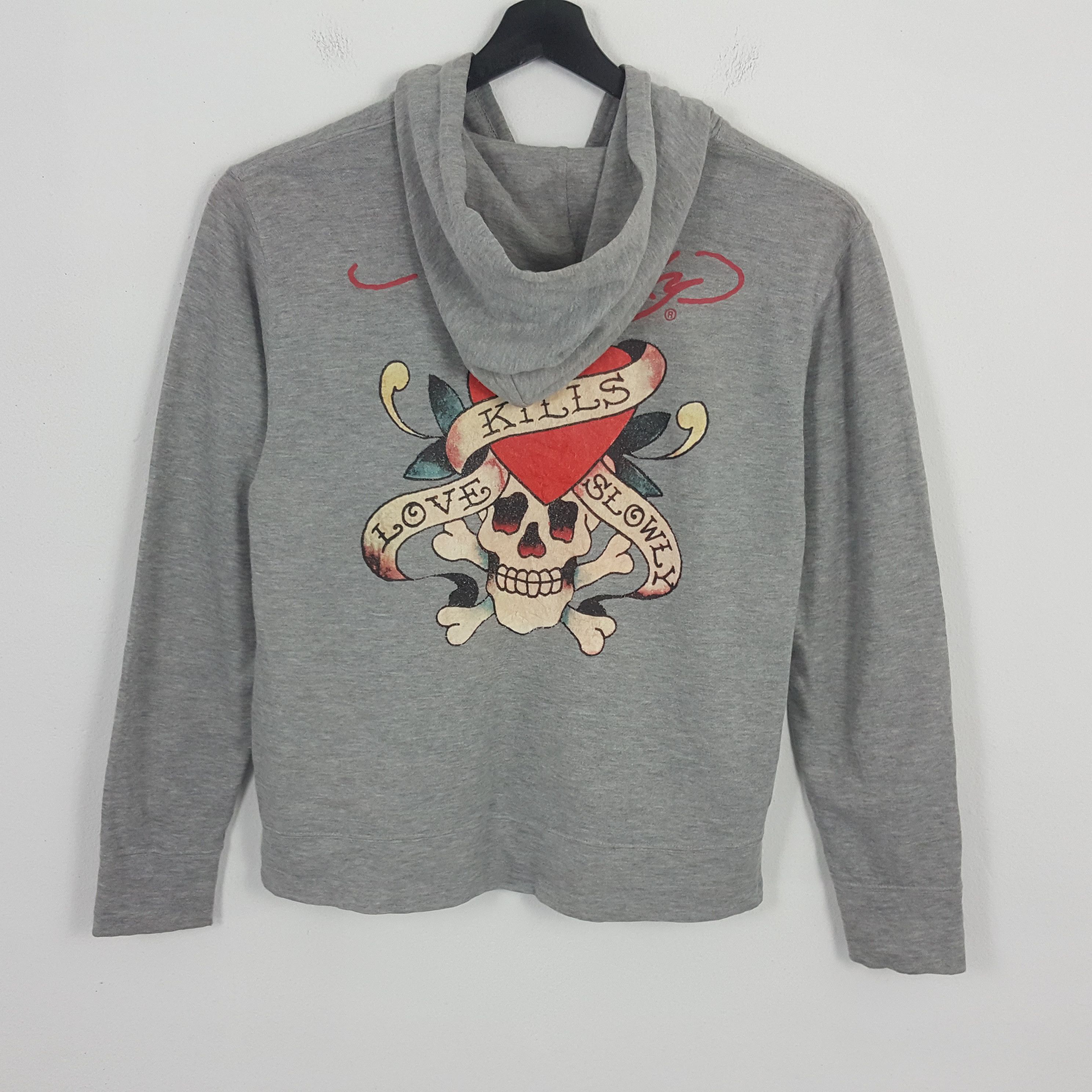 Christian Audigier × Ed Hardy × Vintage Vintage ED HARDY Christian Audiger Hoodies Jacket Size US M / EU 48-50 / 2 - 1 Thumbnail