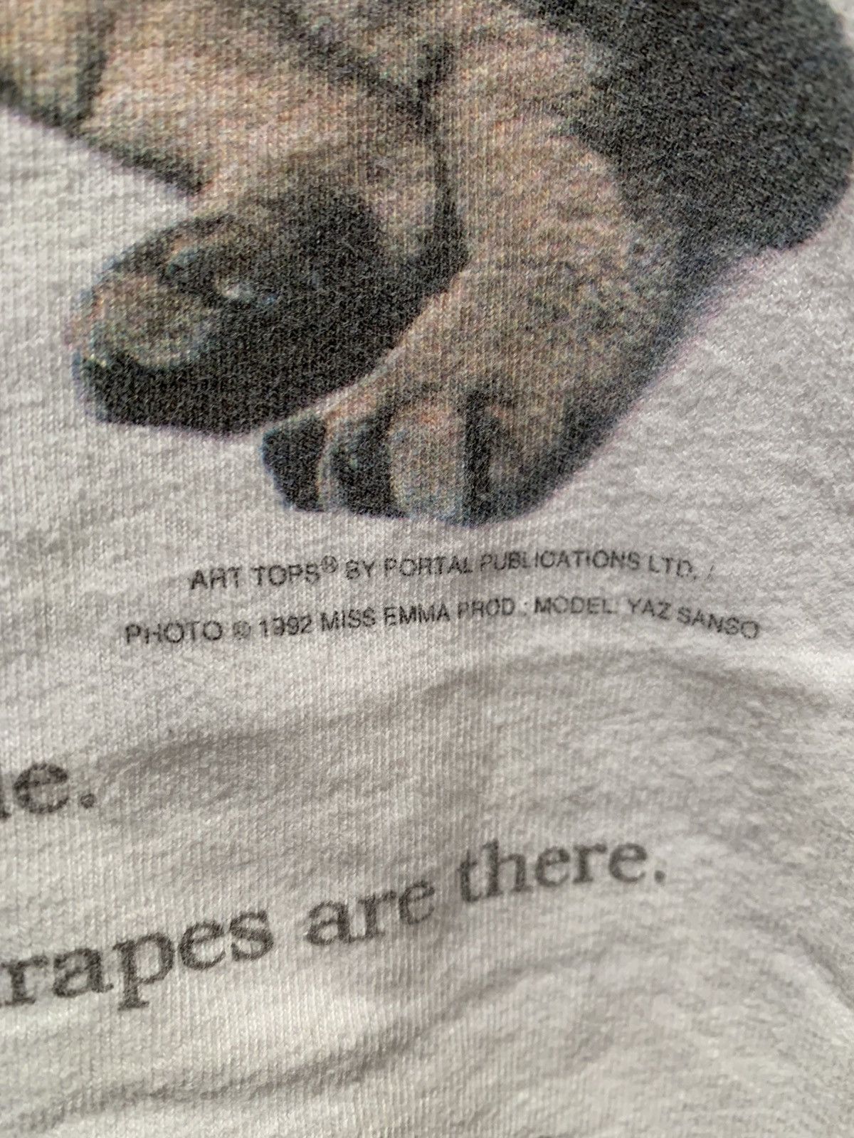 Vintage RARE ‘92 All Need To Know About Life Learned From My Cat Tee Size US L / EU 52-54 / 3 - 3 Thumbnail