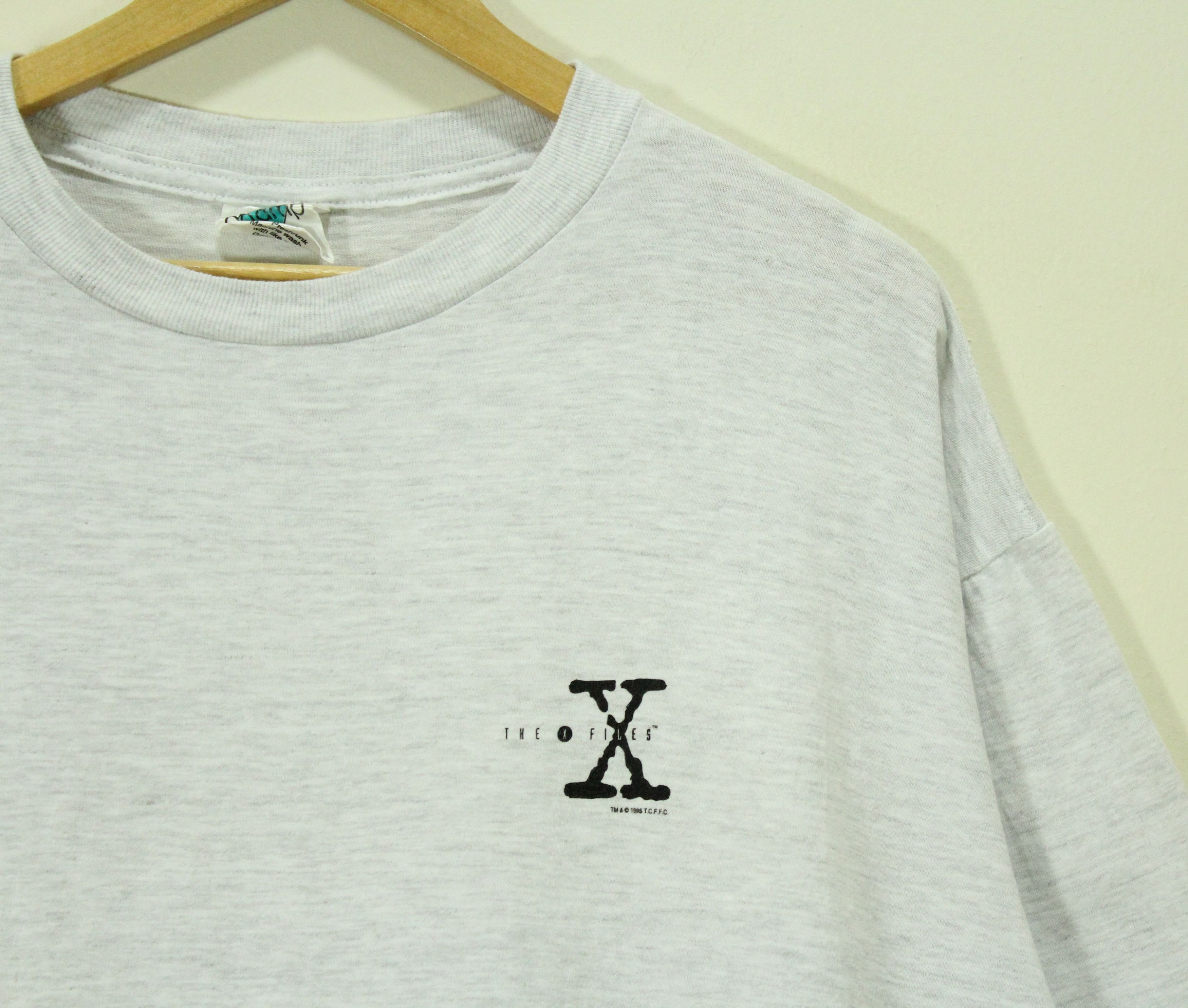 Other Vintage 90s THE X FILES T Shirt Movie Small Logo Size US XL / EU 56 / 4 - 1 Thumbnail