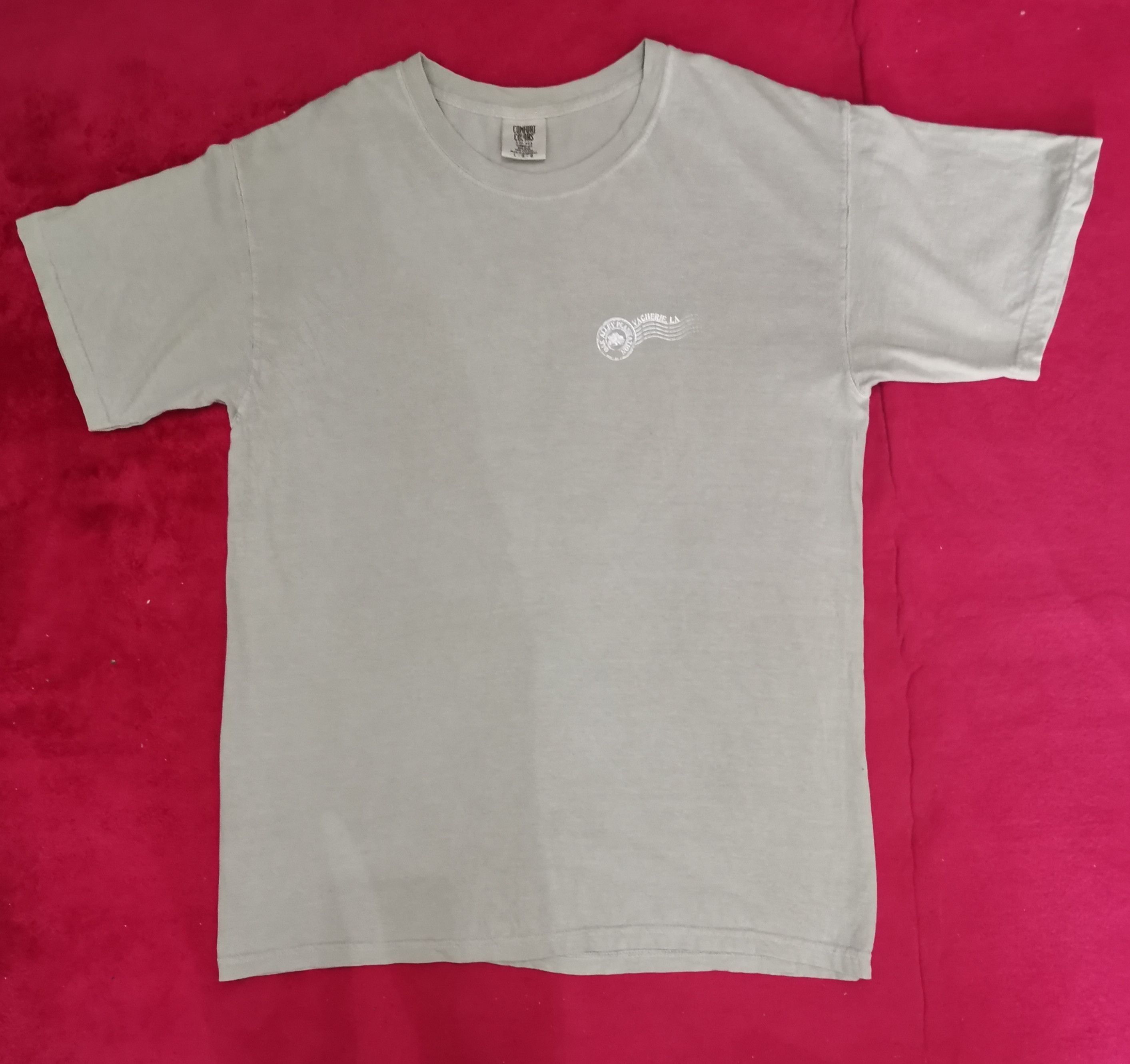 image of Oak Alley Plantation Shirt Design By Comfort Colors in Grey, Men's (Size Large)