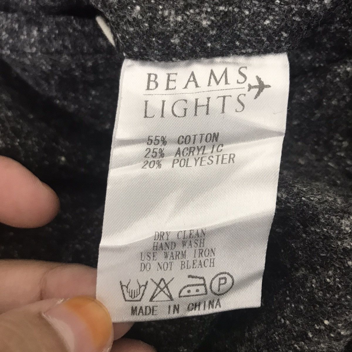 Vintage BEAMS LIGHT Japanese Brand Wool Grey Casual Trousers Pant Size US 32 / EU 48 - 4 Thumbnail