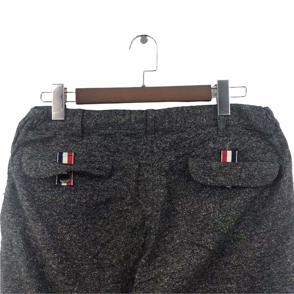 Vintage BEAMS LIGHT Japanese Brand Wool Grey Casual Trousers Pant Size US 32 / EU 48 - 7 Thumbnail