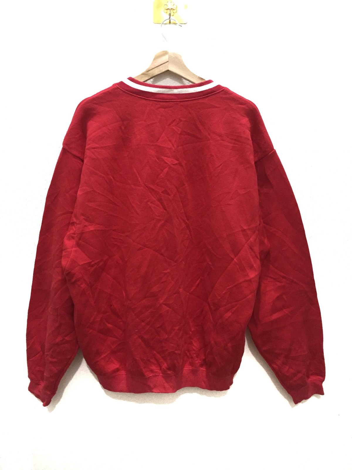Earl Sweatshirt Mizuno V-Neck Sweatshirt Red Colour Size US L / EU 52-54 / 3 - 2 Thumbnail
