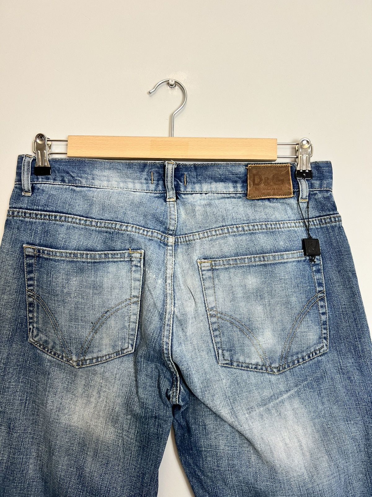 Dolce & Gabbana Vintage Dolce & Gabbana Jeans 90s Big Logo Denim Pants Y2K Size US 34 / EU 50 - 3 Thumbnail