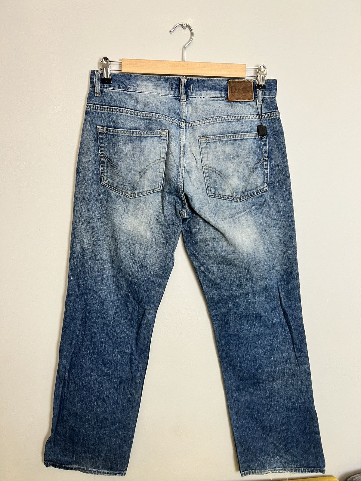 Dolce & Gabbana Vintage Dolce & Gabbana Jeans 90s Big Logo Denim Pants Y2K Size US 34 / EU 50 - 2 Thumbnail