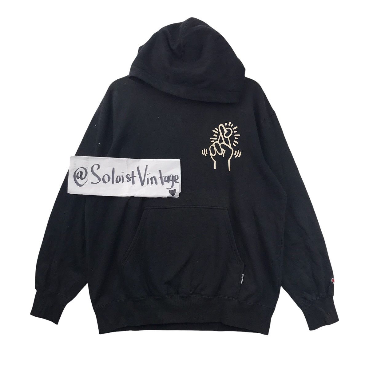 Keith Haring KEITH HARING FingerCross PopArt Street ArtistBlackSweatshirt Size US L / EU 52-54 / 3 - 1 Thumbnail