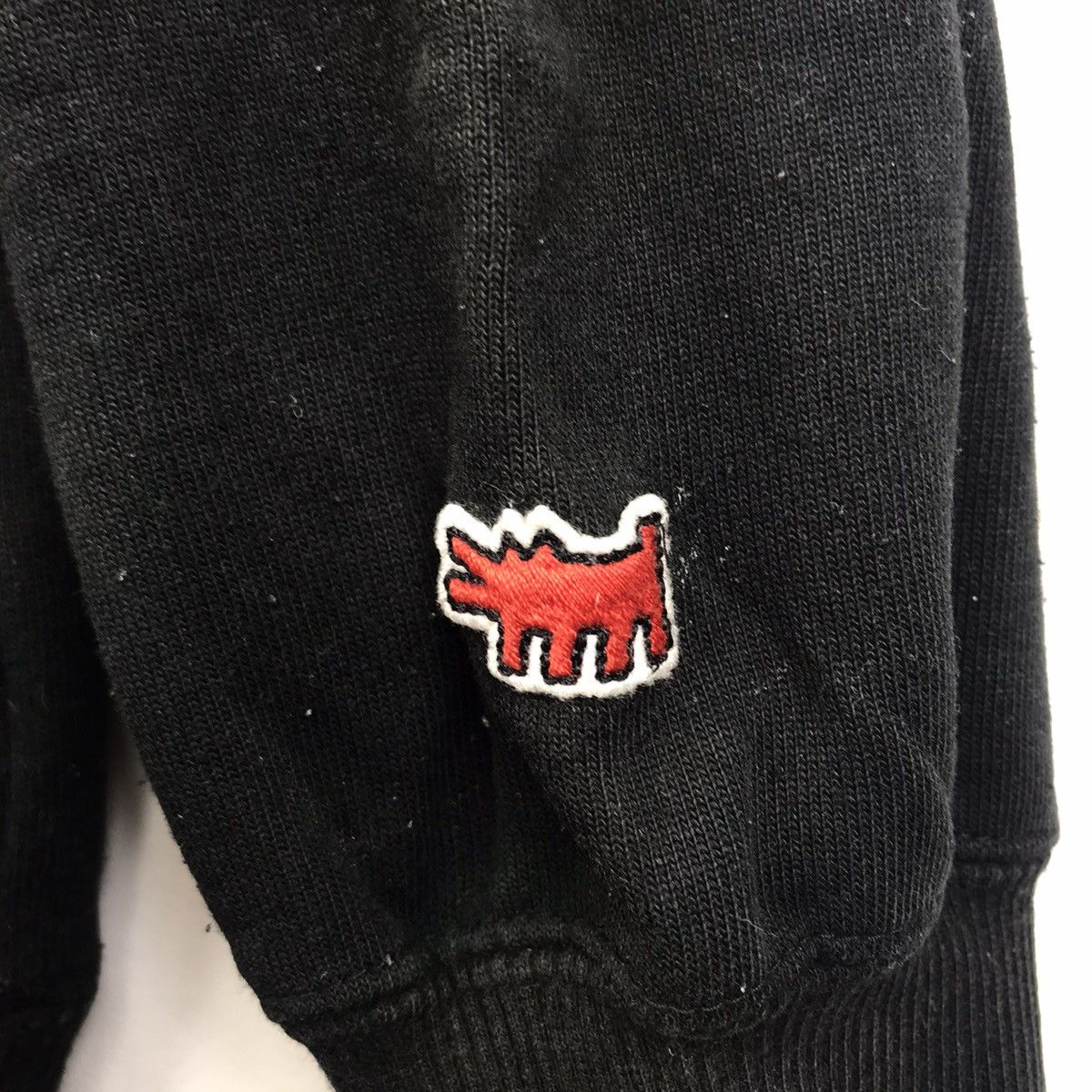 Keith Haring KEITH HARING FingerCross PopArt Street ArtistBlackSweatshirt Size US L / EU 52-54 / 3 - 9 Thumbnail