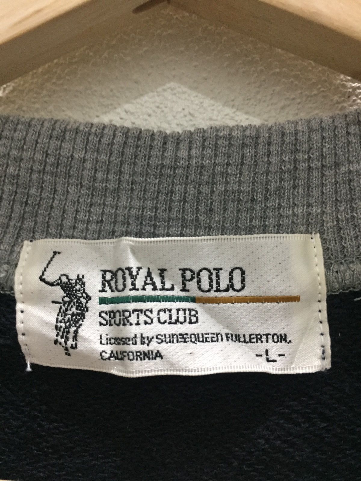 Earl Sweatshirt × U.S. Polo Assn. Royal Polo Sport Club Size US L / EU 52-54 / 3 - 3 Thumbnail