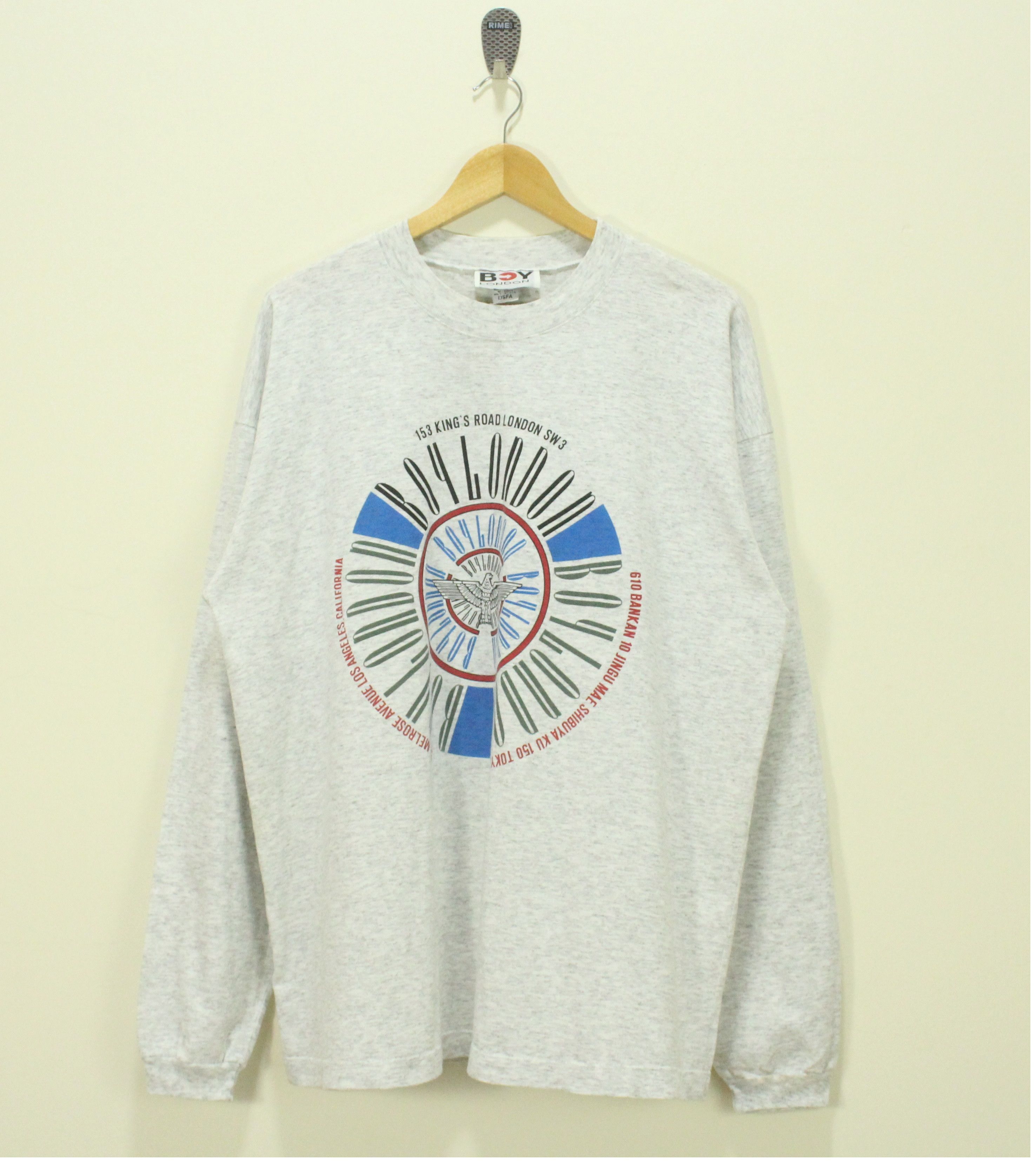 Vintage BOY LONDON Shirt Long Sleeve Made In USA