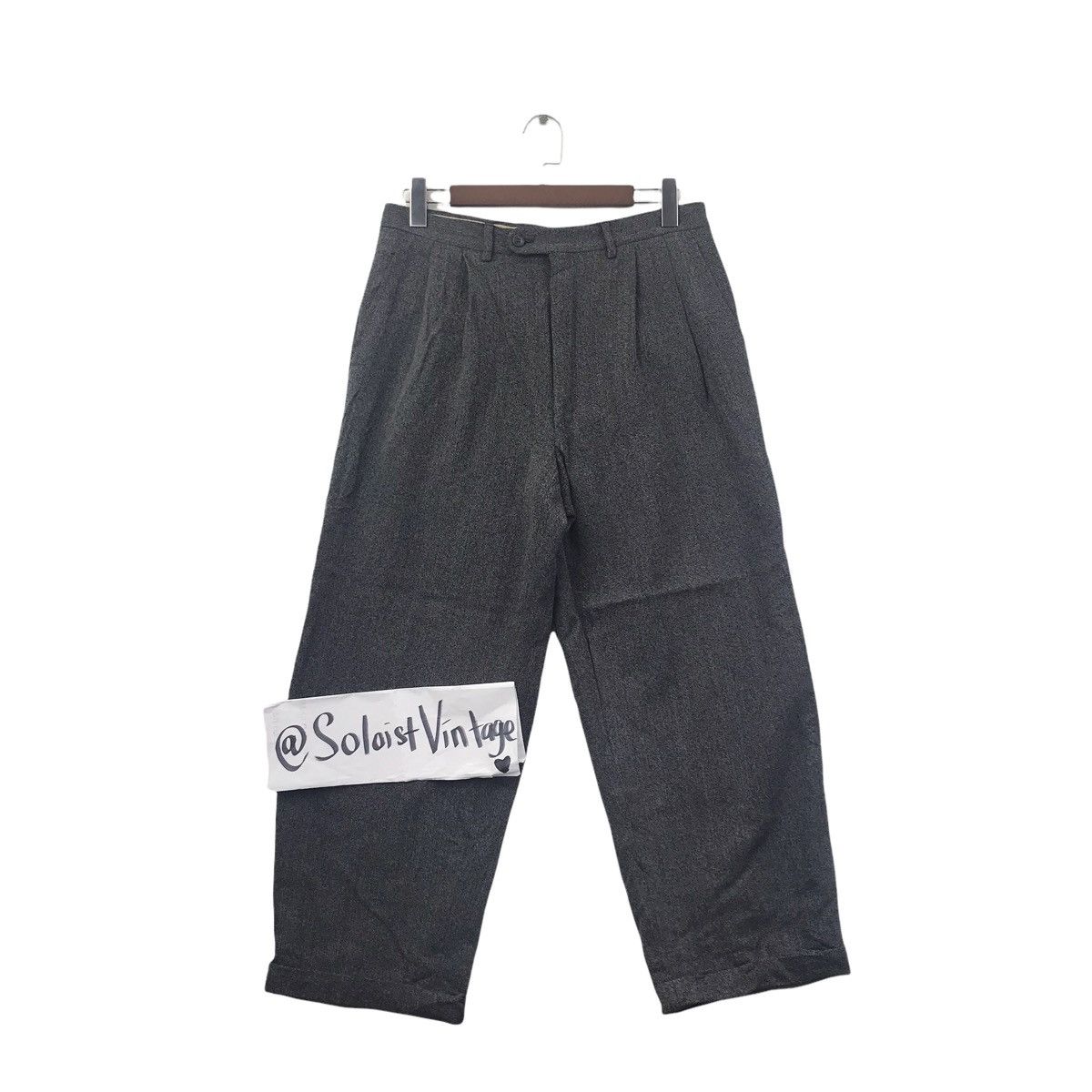 Vintage Vintage GIANANDREA CATANEO Italy Brand Baggy WebbingTrousers Size US 32 / EU 48 - 1 Thumbnail