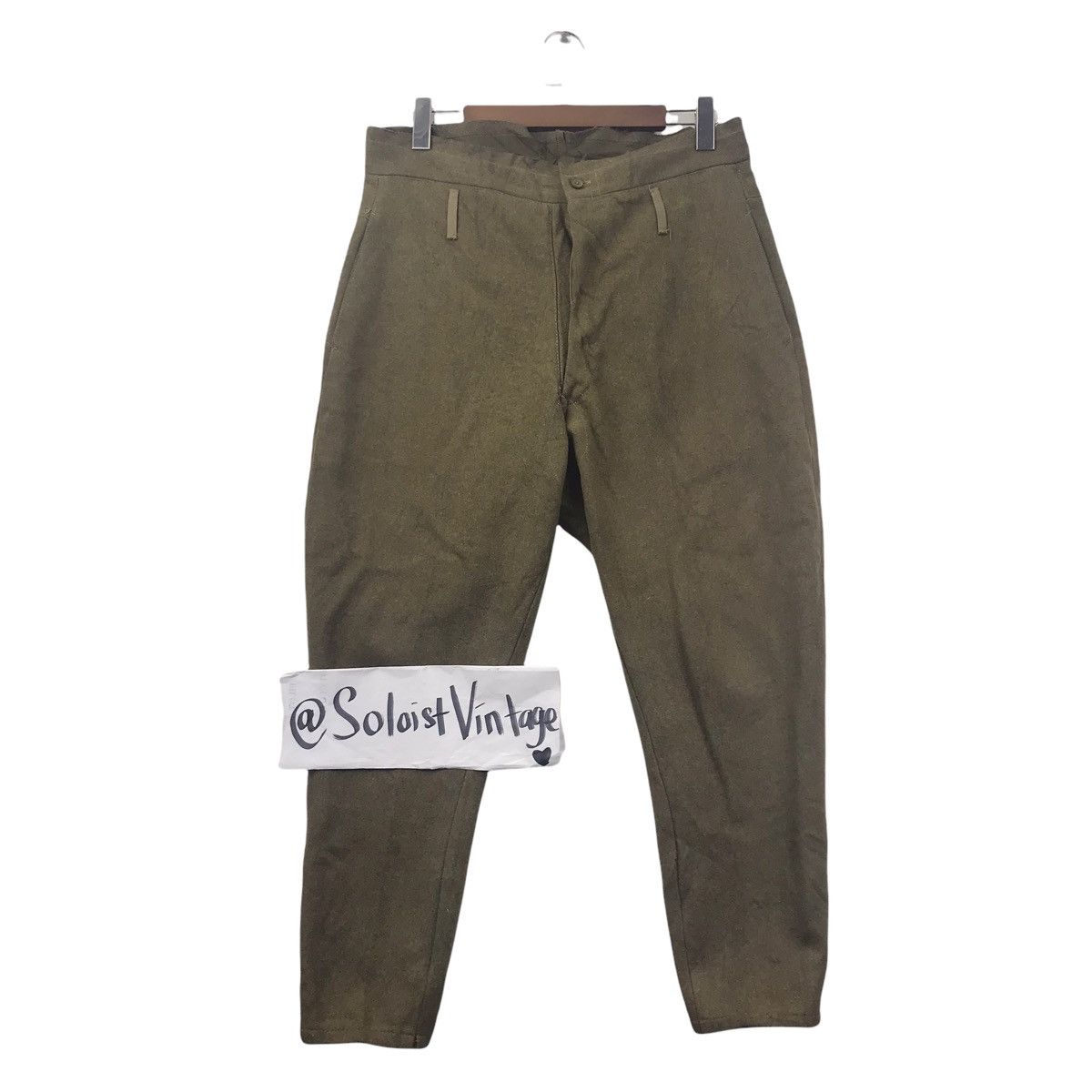Vintage Vintage 50s FIELD WOOL Military Army Fatique Utility Heavy Size US 34 / EU 50 - 1 Thumbnail