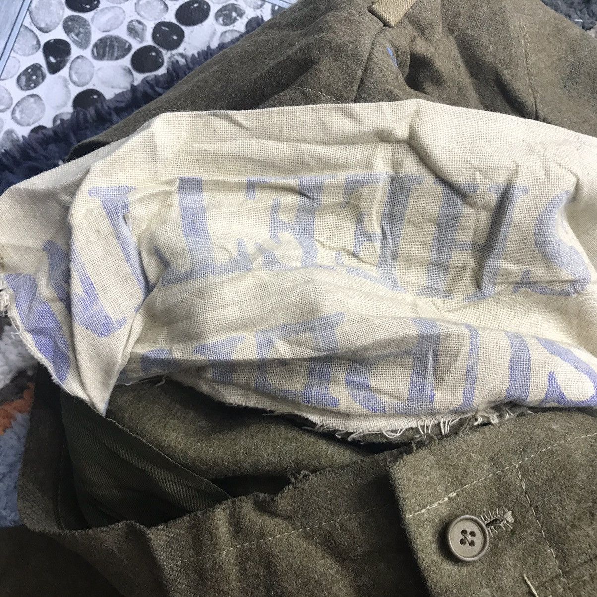 Vintage Vintage 50s FIELD WOOL Military Army Fatique Utility Heavy Size US 34 / EU 50 - 5 Thumbnail