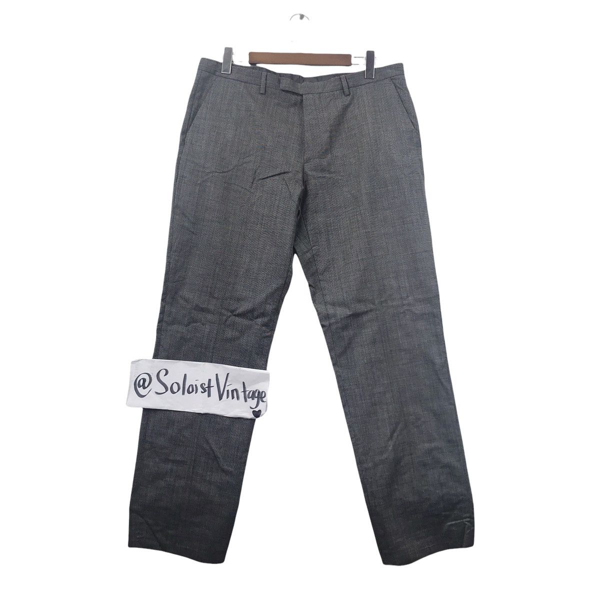 BOSS HUGO BOSS Stripes Straight Cut Japanese Brand Trousers