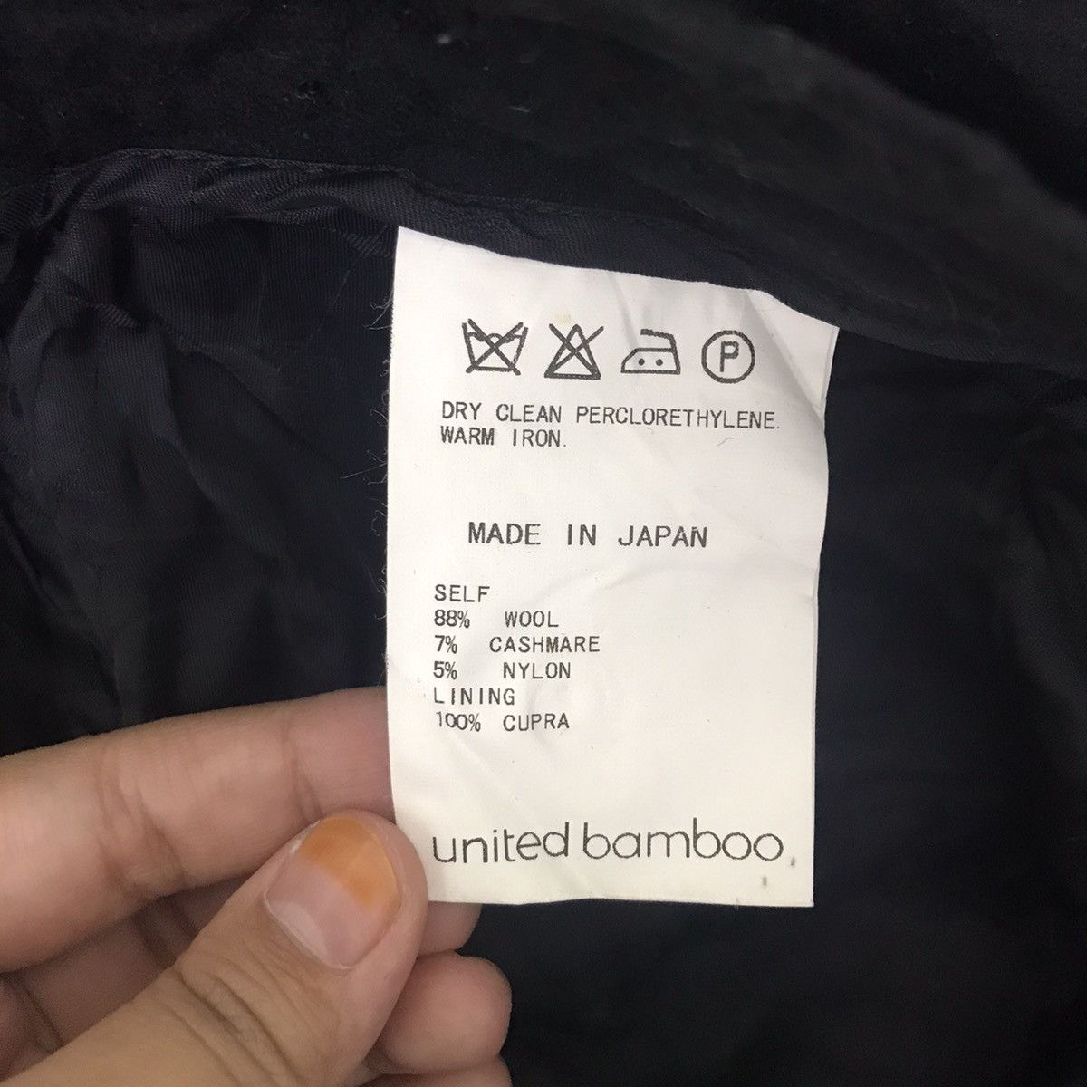 United Bamboo UNITED BAMBOO New York Cargo England Brand Wool TrousersPant Size US 31 - 6 Thumbnail