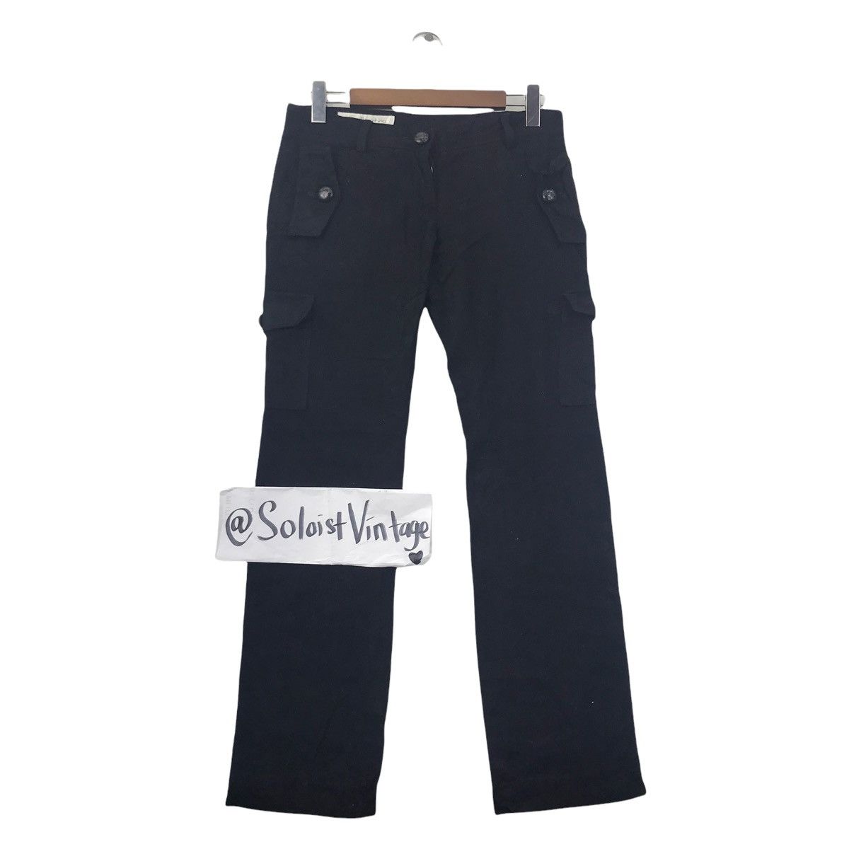United Bamboo UNITED BAMBOO New York Cargo England Brand Wool TrousersPant Size US 31 - 1 Thumbnail