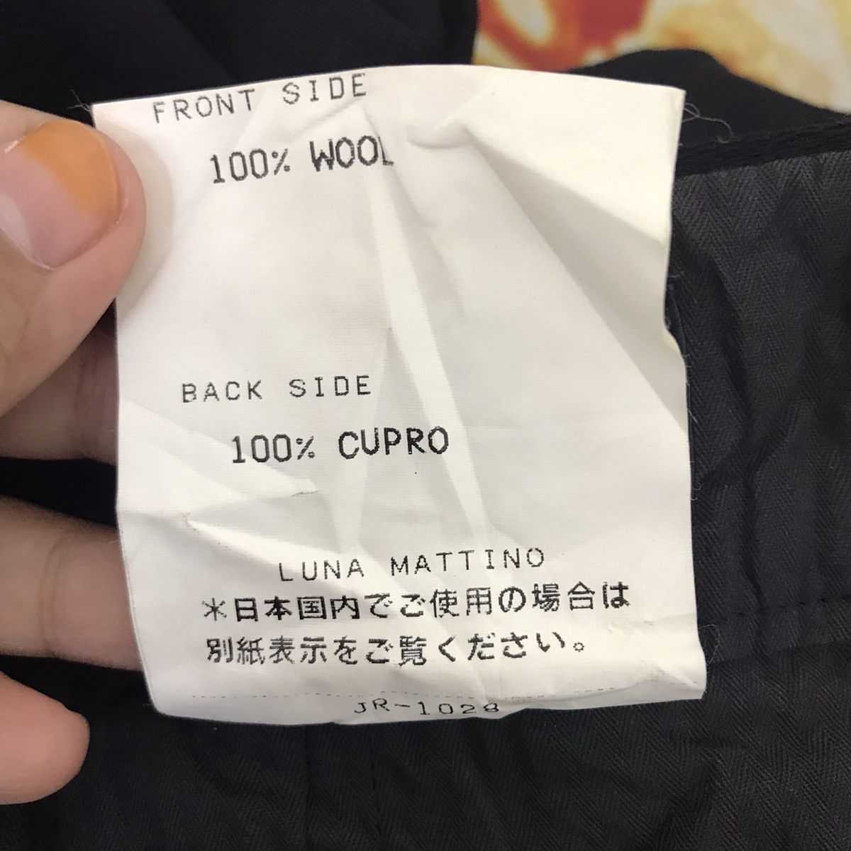 Japanese Brand LUNA MATTINO Japanese Brand Baggy Wool Trousers Pant Size US 26 / EU 42 - 5 Thumbnail