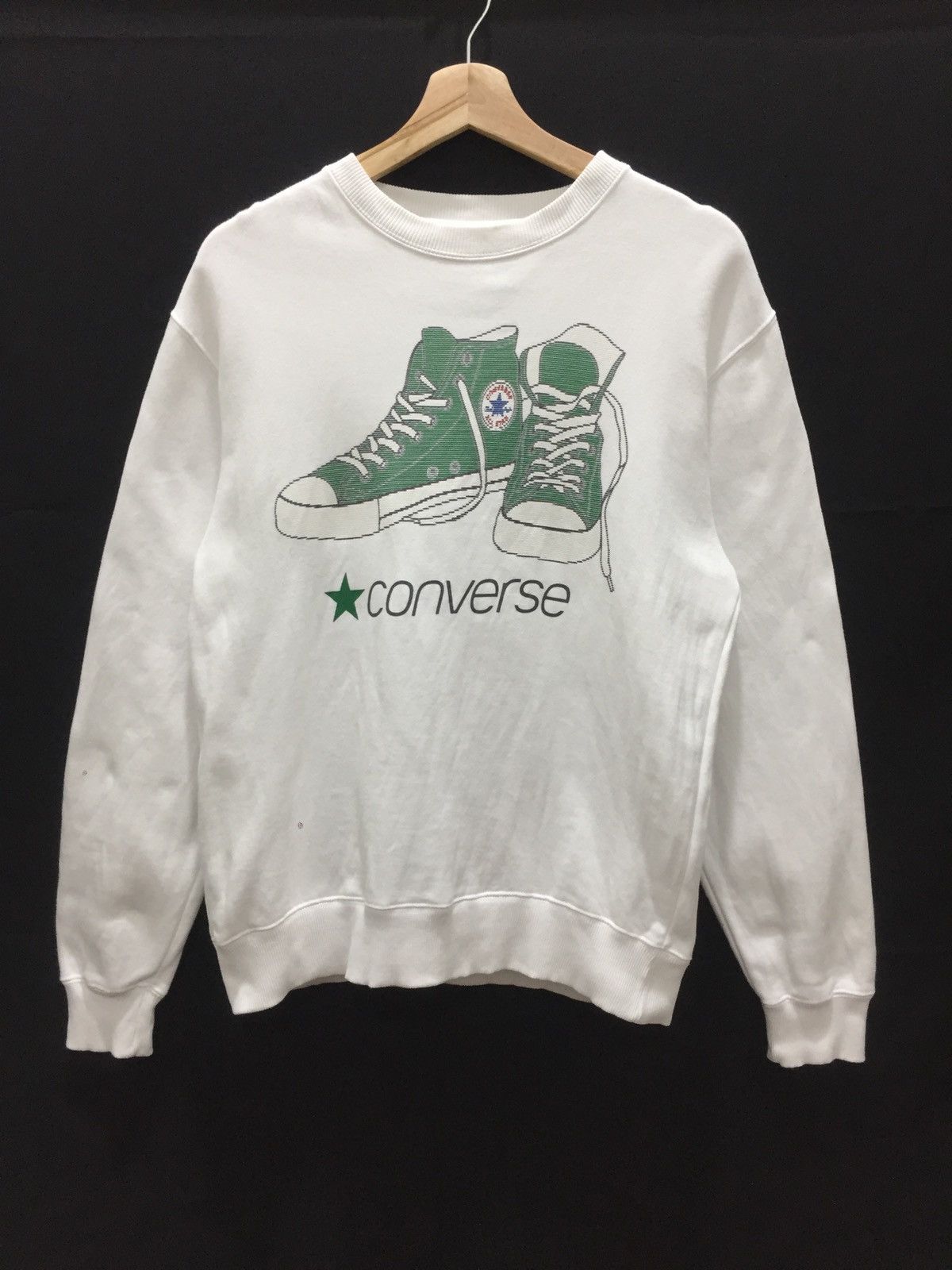 Converse Converse Big Shoes Logo Hoodie #30-9 Size US M / EU 48-50 / 2 - 1 Thumbnail