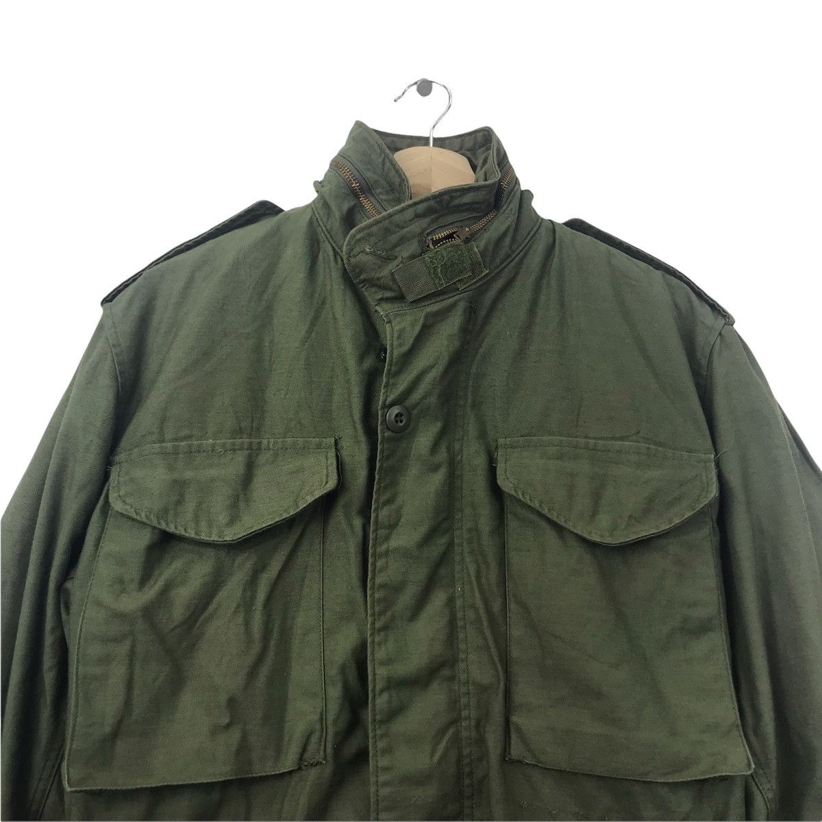 Vintage Vintage ALPHA INDUSTRIES USA Navy Army Bomber Flight Jacket Size US M / EU 48-50 / 2 - 2 Thumbnail