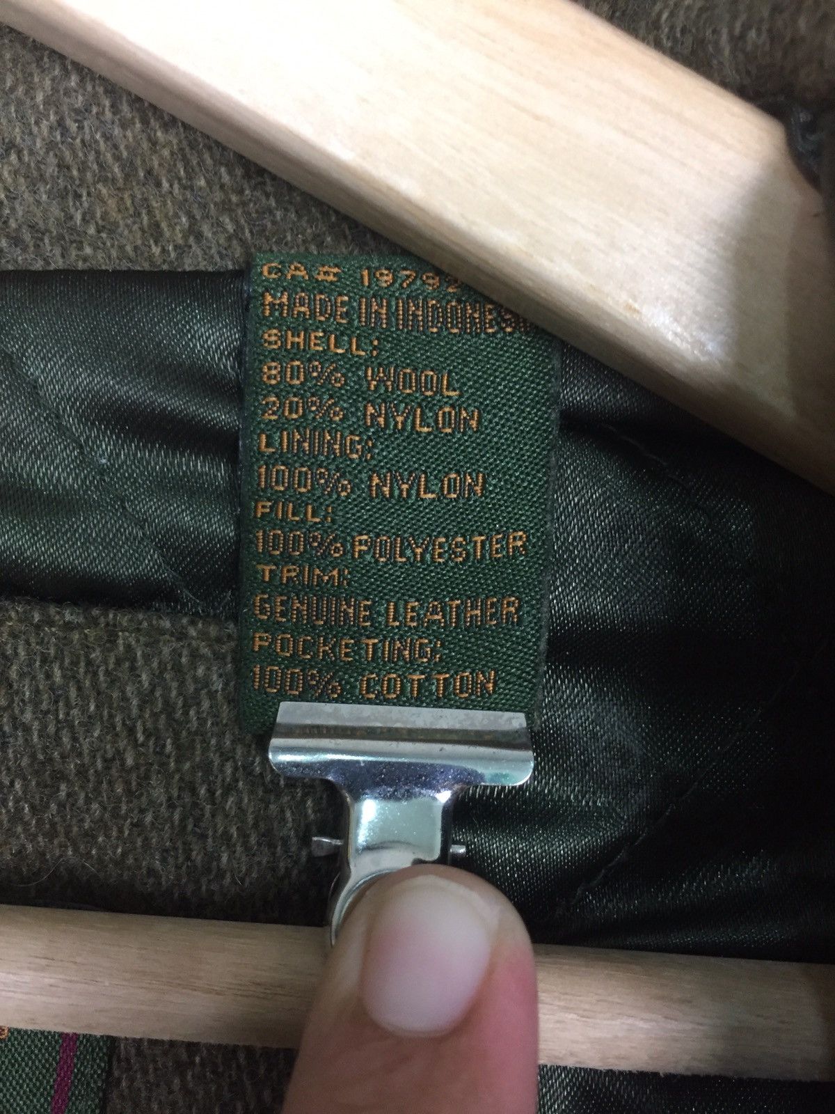 Timberland Timberland Wheatergear Wool Jacket Size US XS / EU 42 / 0 - 7 Thumbnail