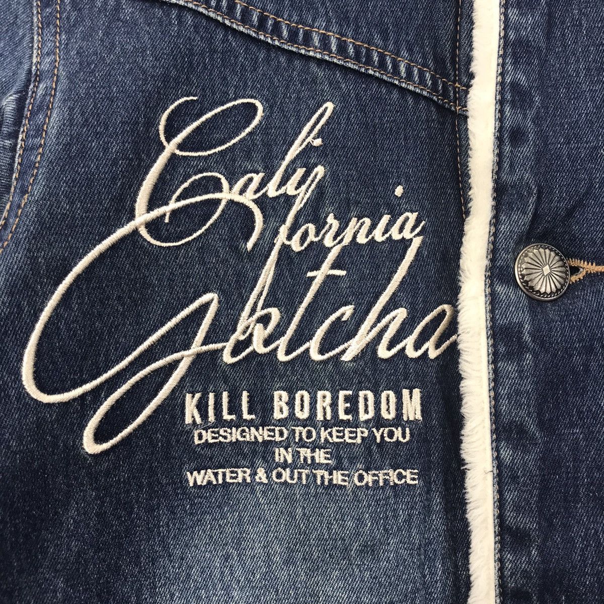 Gotcha GOTCHA CALIFORNIA SURF Surfing Wool Long Jeans Coat Jacket Size US S / EU 44-46 / 1 - 3 Thumbnail