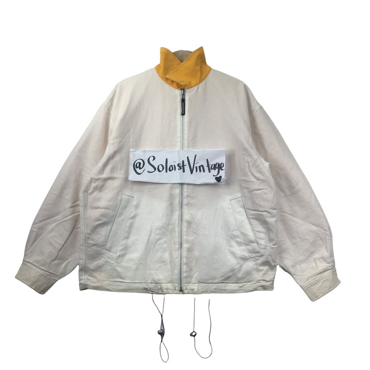 Vintage ELLE HOMME PARIS Reversible Sport Embroidered Bomber Jacket Size US L / EU 52-54 / 3 - 3 Thumbnail