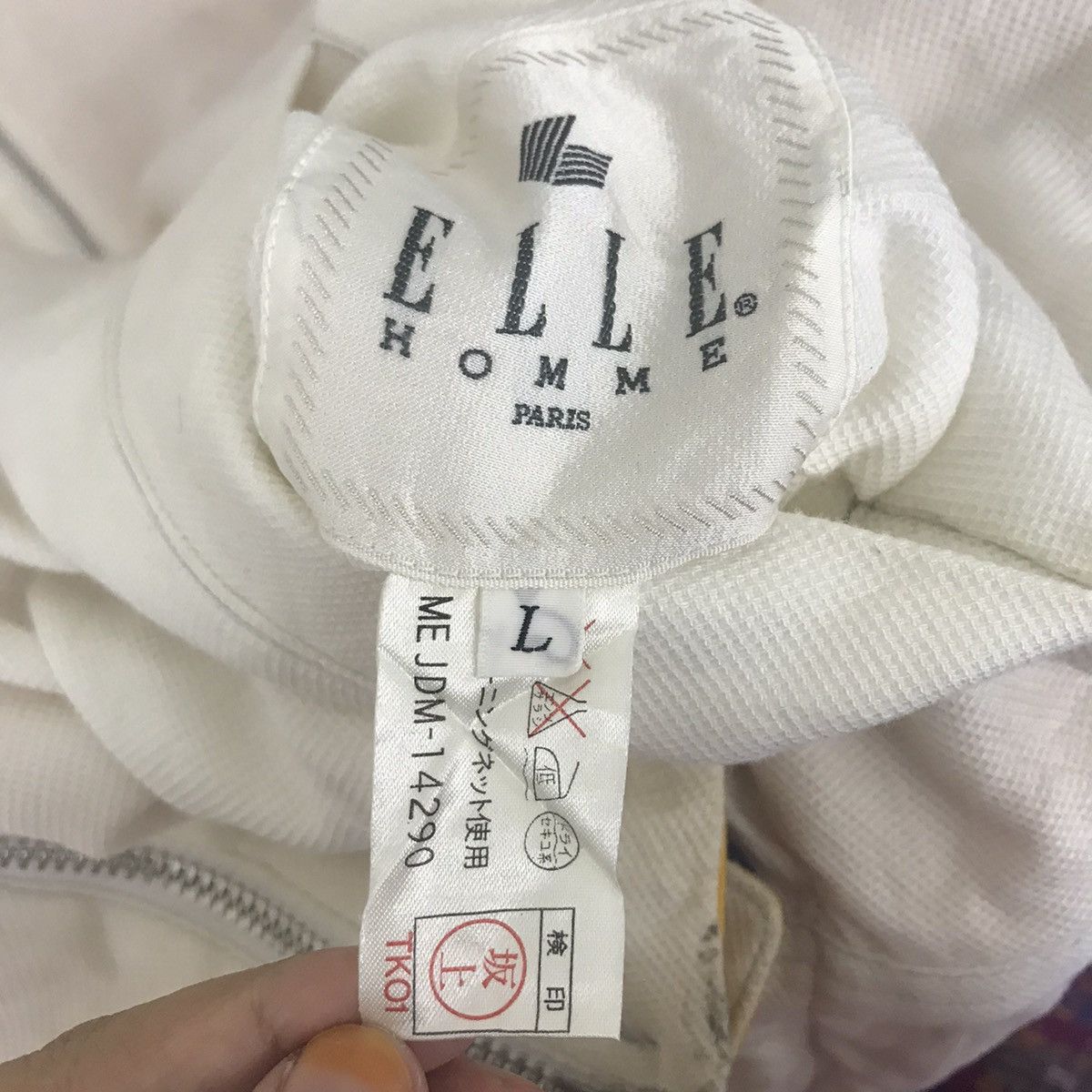 Vintage ELLE HOMME PARIS Reversible Sport Embroidered Bomber Jacket Size US L / EU 52-54 / 3 - 11 Thumbnail