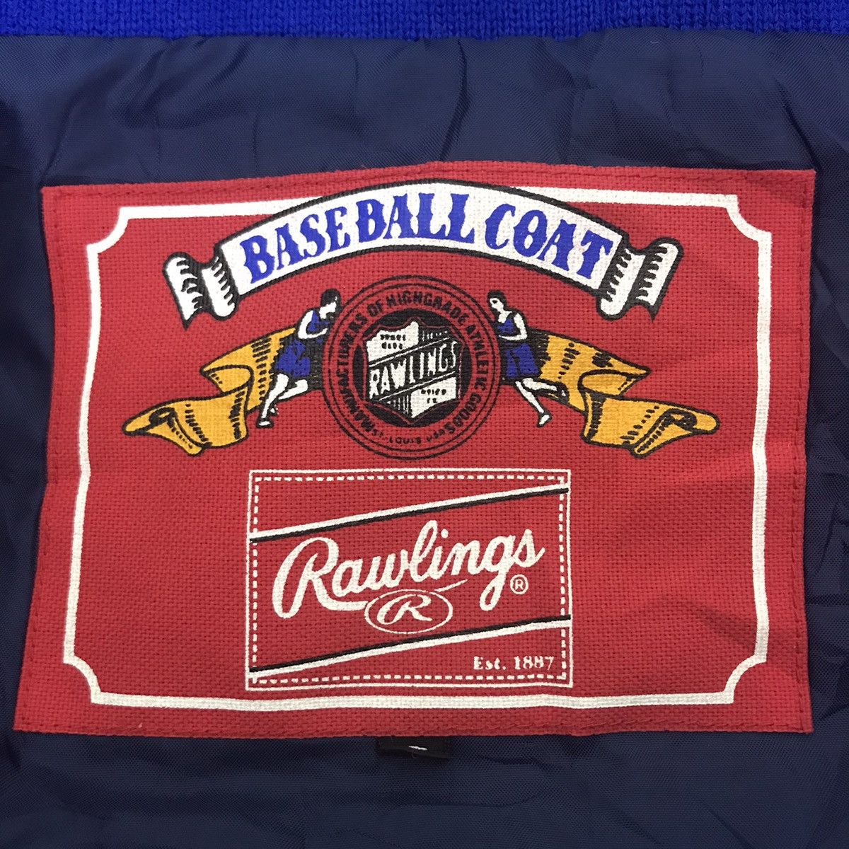 Vintage RAWLINGS DANGEROUS BaseballCoat MLB Sport Parka JacketHoodie Size US XXL / EU 58 / 5 - 4 Thumbnail